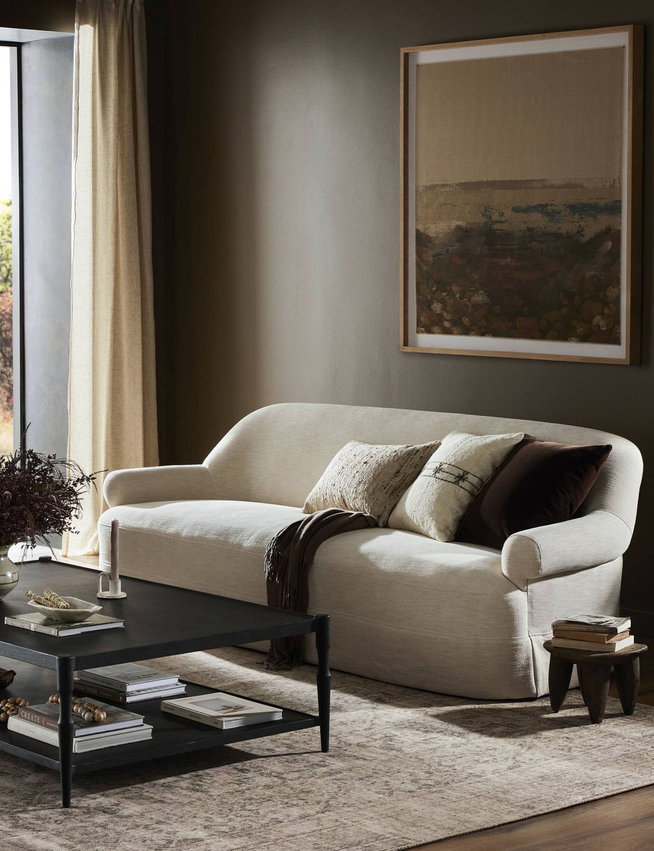 Arden Slipcover Sofa by Amber Lewis x Four Hands - Modern Living Room Furniture for Home Decor | Perfect for Family Gatherings & Relaxation