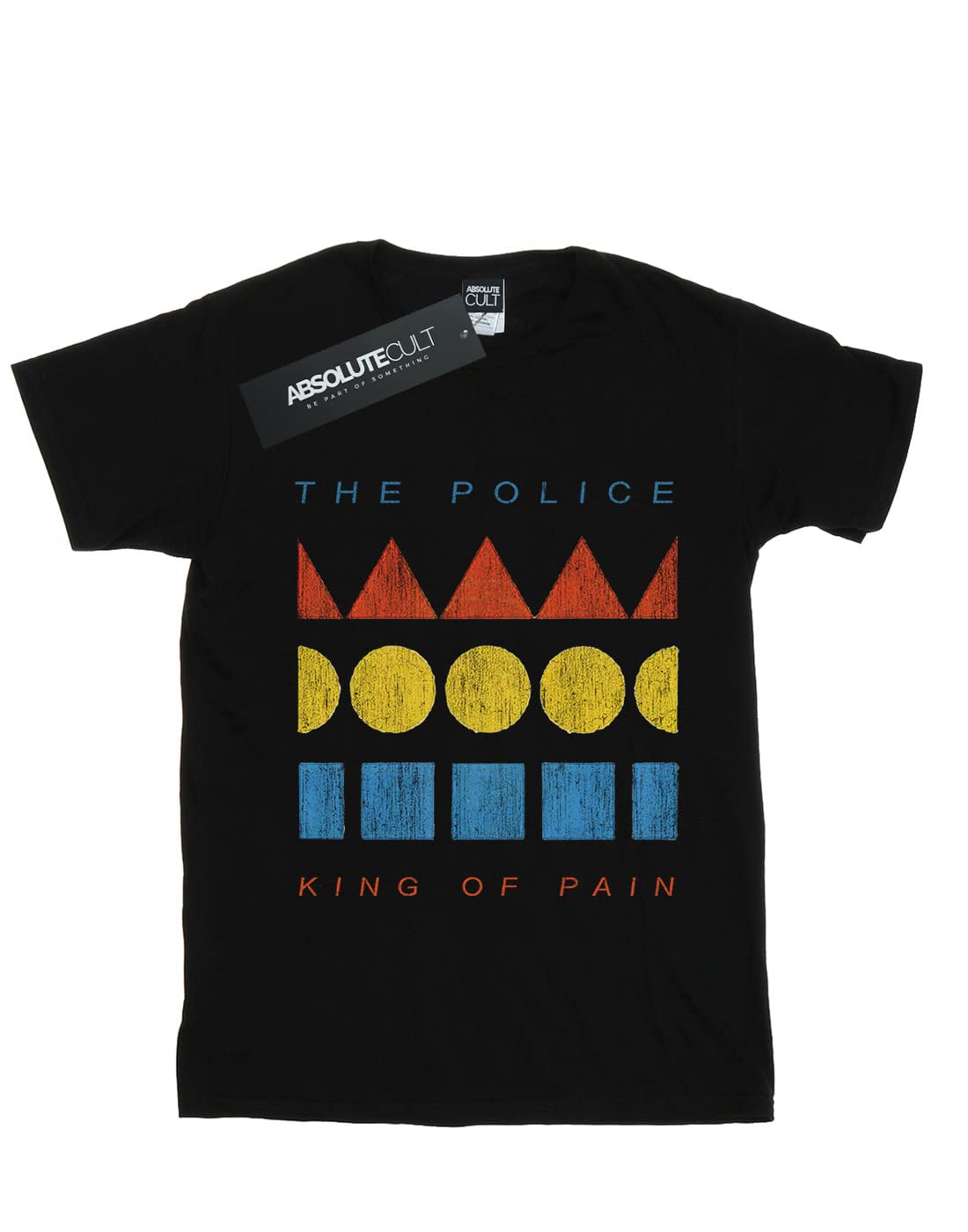 Police Boys King Of Pain Graphic T-Shirt - Vintage Style Cotton Tee for Men - Perfect for Concerts, Streetwear & Casual Outfits