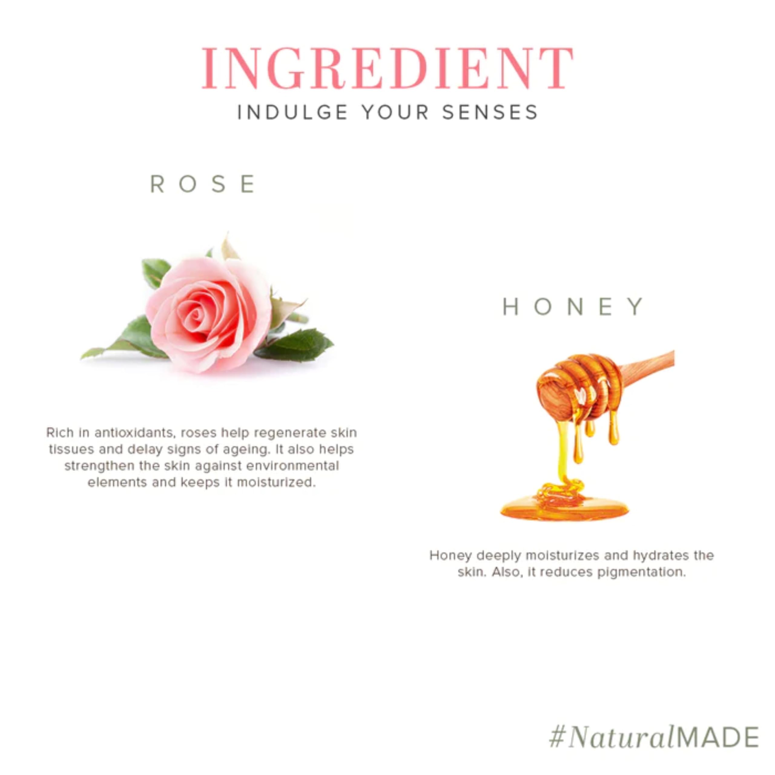 Khadi Natural Herbal Rose & Honey Body Wash - Sulfate & Paraben Free - 210ml | Moisturizing & Nourishing for Dry Skin | Perfect for Daily Shower & Spa Relaxation