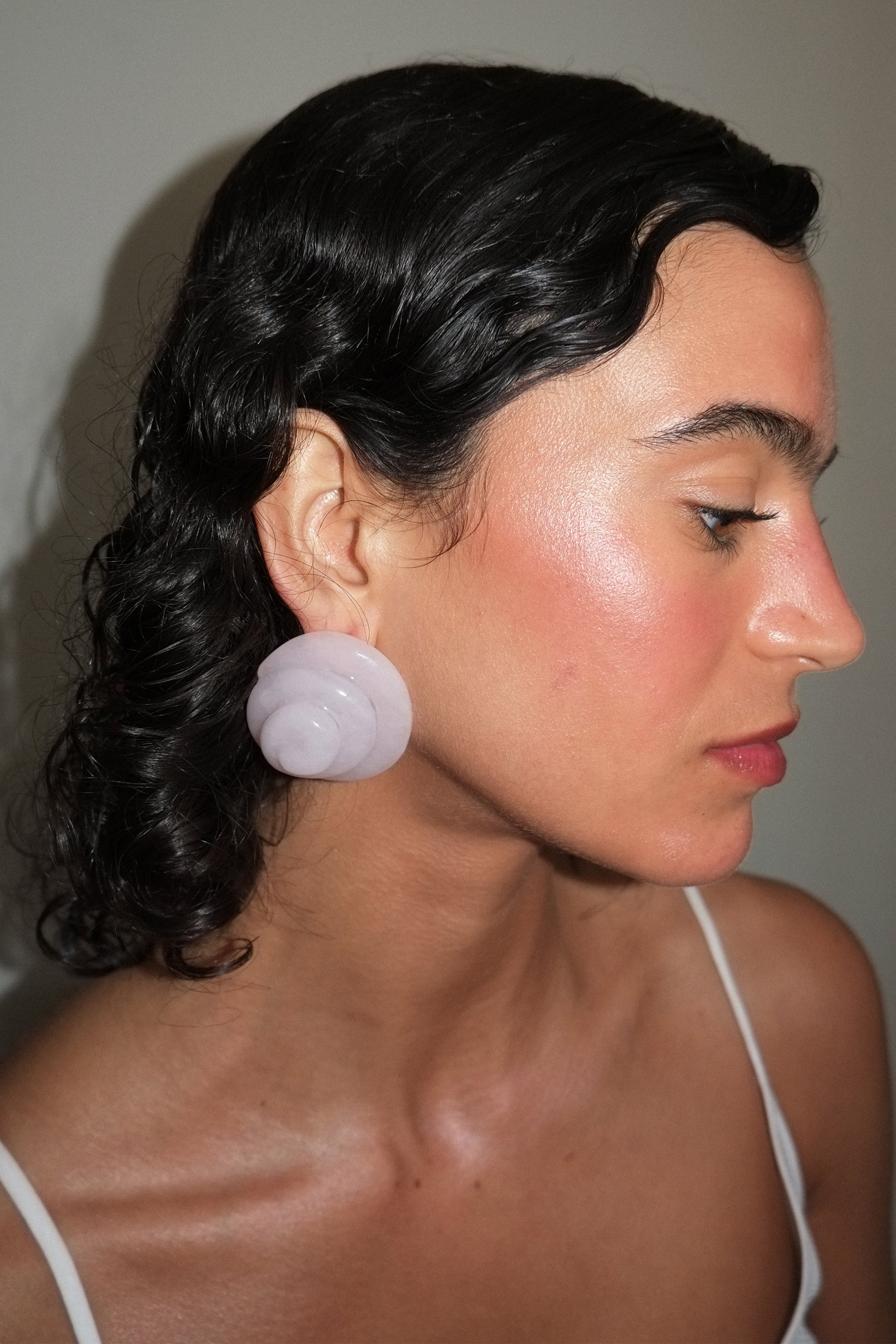 Leila Swirl Earrings for Women - Elegant Dangle Hoop Earrings with Unique Swirl Design | Perfect for Parties, Weddings & Everyday Wear