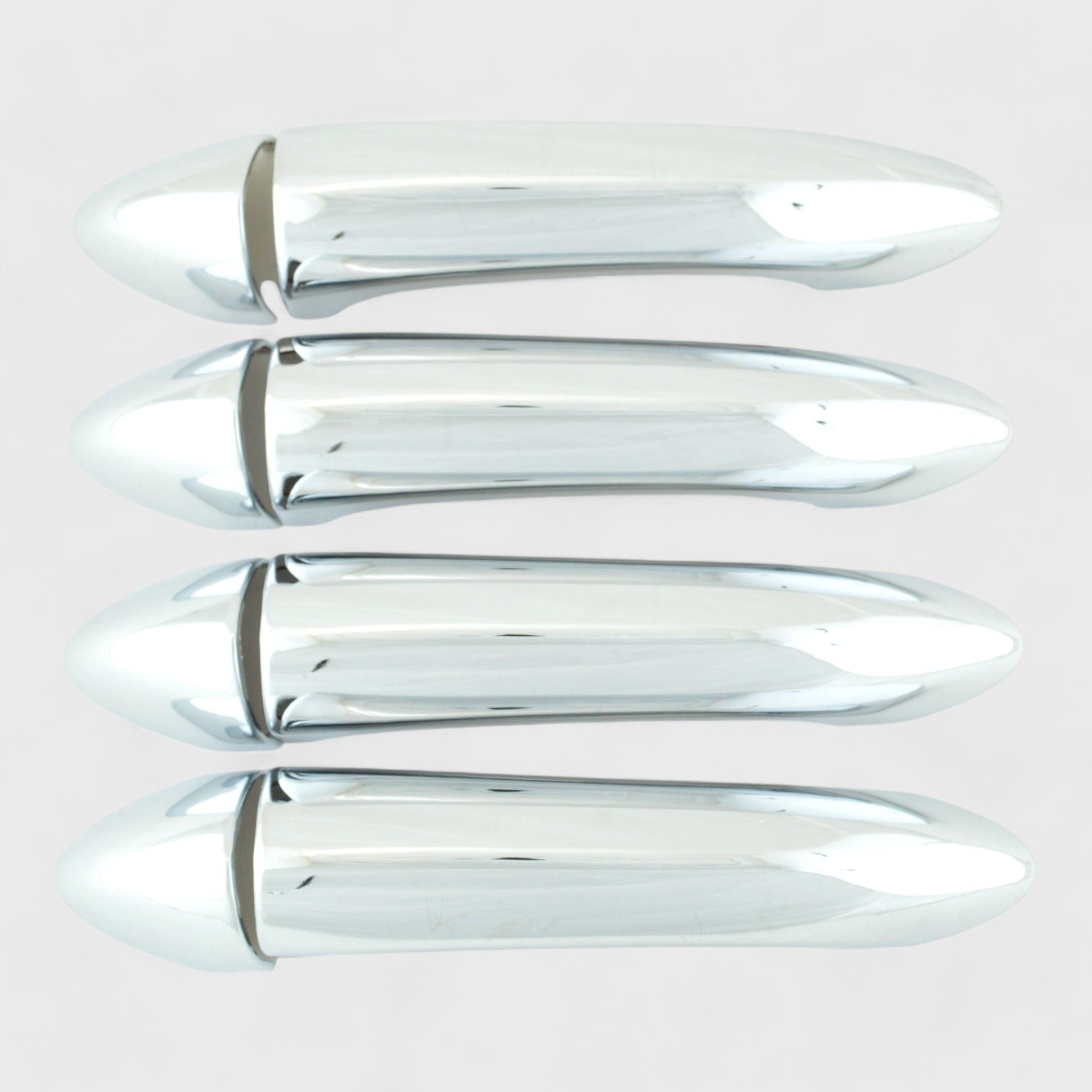 Chrome Door Handle Cover for Cars - No Smart Key Required - Universal Fit DH308 - Protects Against Scratches & Theft - Ideal for Parking Lots & High-Traffic Areas