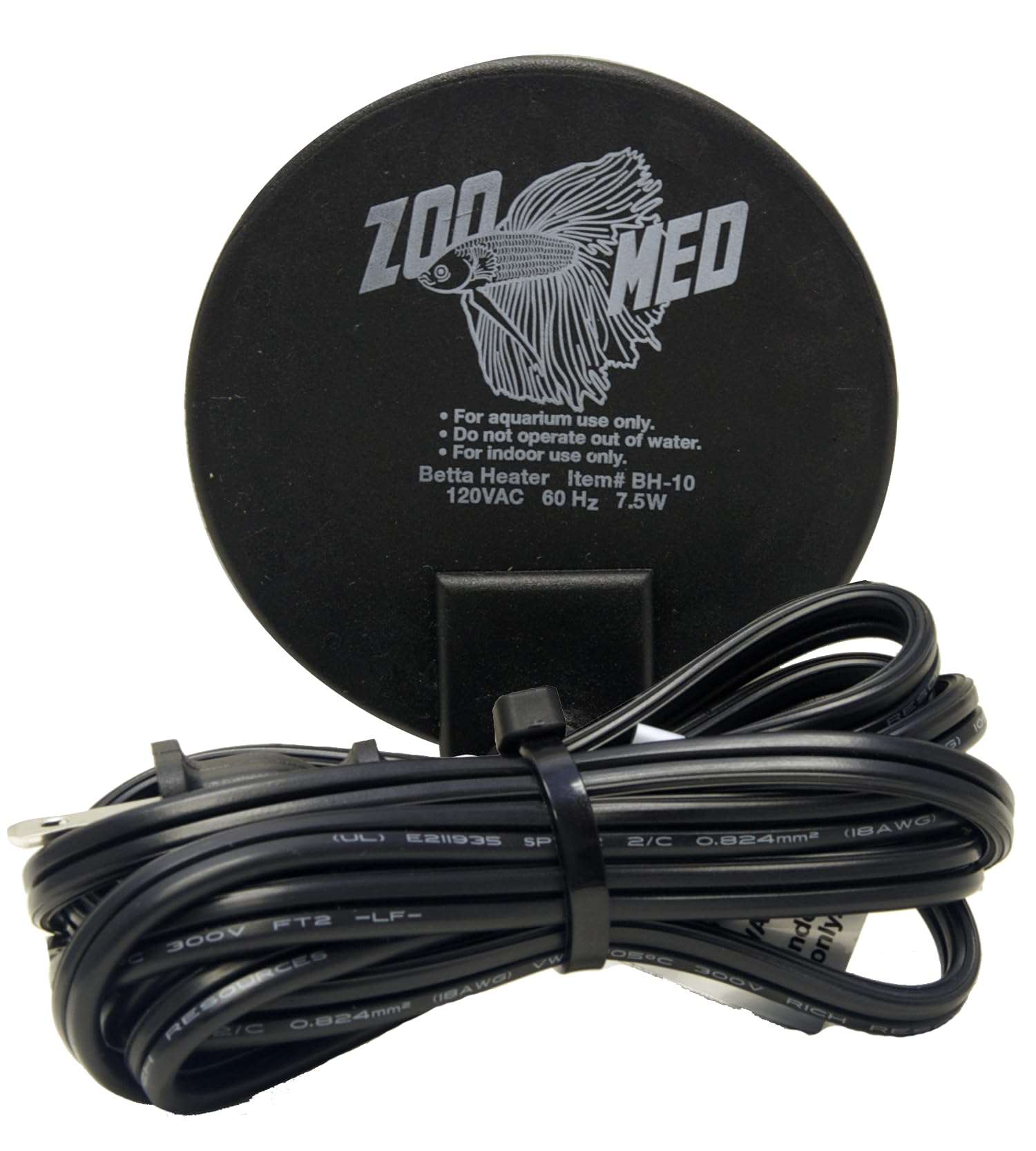 Zoo Med BettaTherm 7.5W Submersible Heater for Betta Fish Bowls & Small Aquariums - Perfect for Tropical Fish Tanks & Desktop Aquascaping
