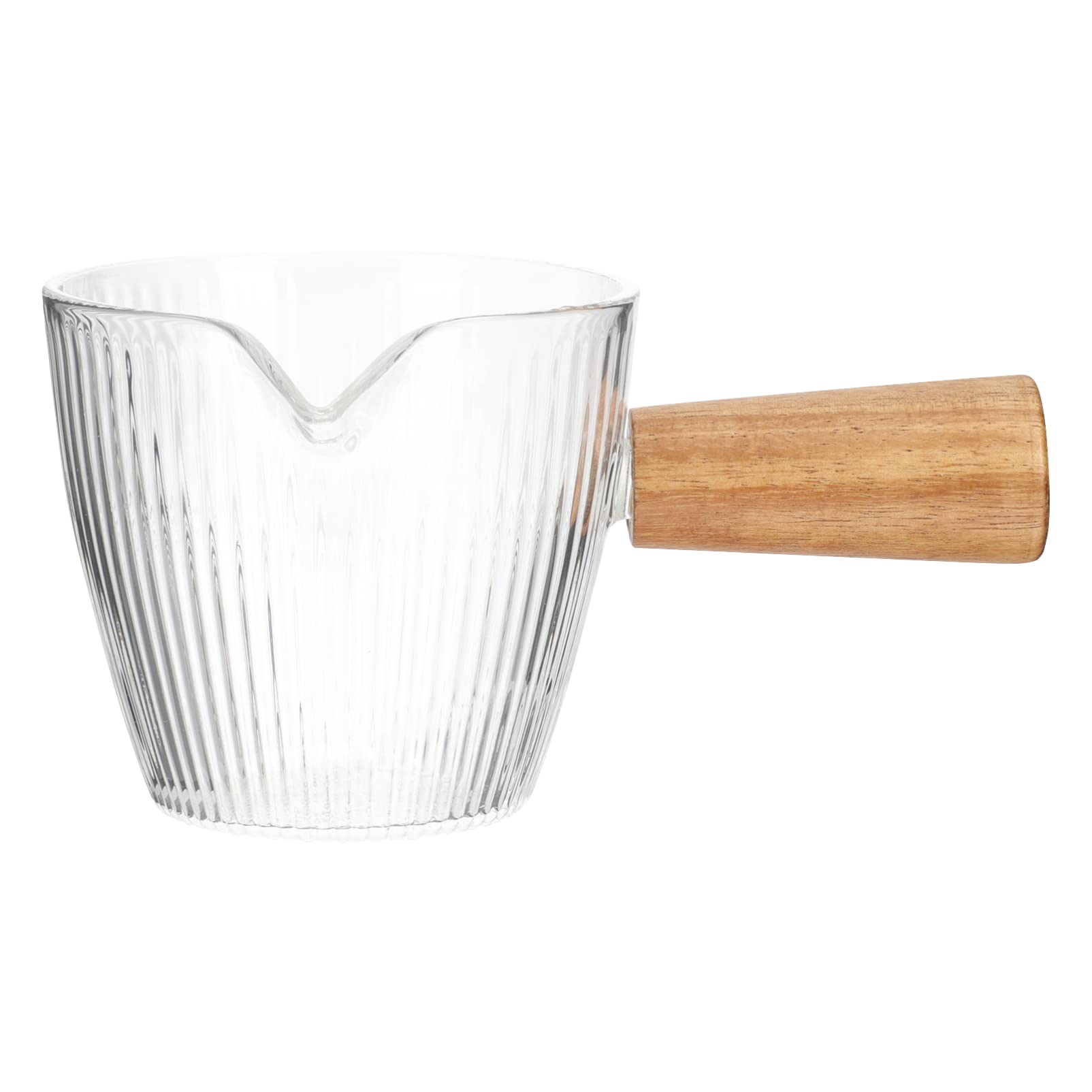 Compact Milk Frother Pitcher with Handle - Multi-Function Creamer & Syrup Pitcher for Coffee, Latte & Hot Chocolate - Perfect for Home & Cafe Use