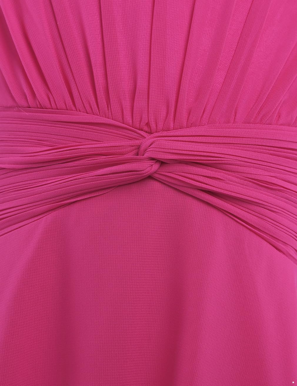 Moily Little Big Girls Knotted Waist Chiffon Pleated Flower Dress - Formal Princess Ball Gown for Birthday Party, Wedding, Pageant & Special Occasions