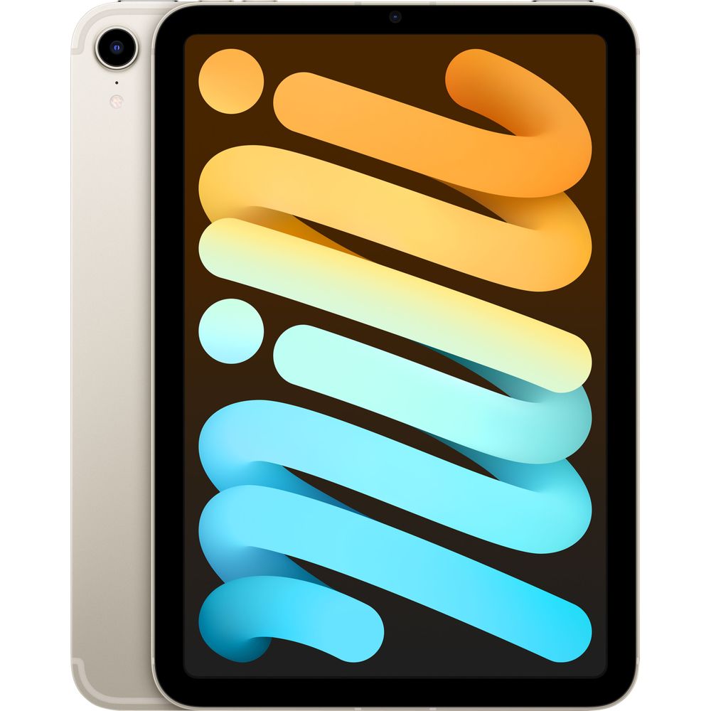 Apple iPad Mini 6 (Latest Model) 256GB Wi-Fi Tablet - Starlight Color MK7V3LL/A | Perfect for Travel, Work & Entertainment