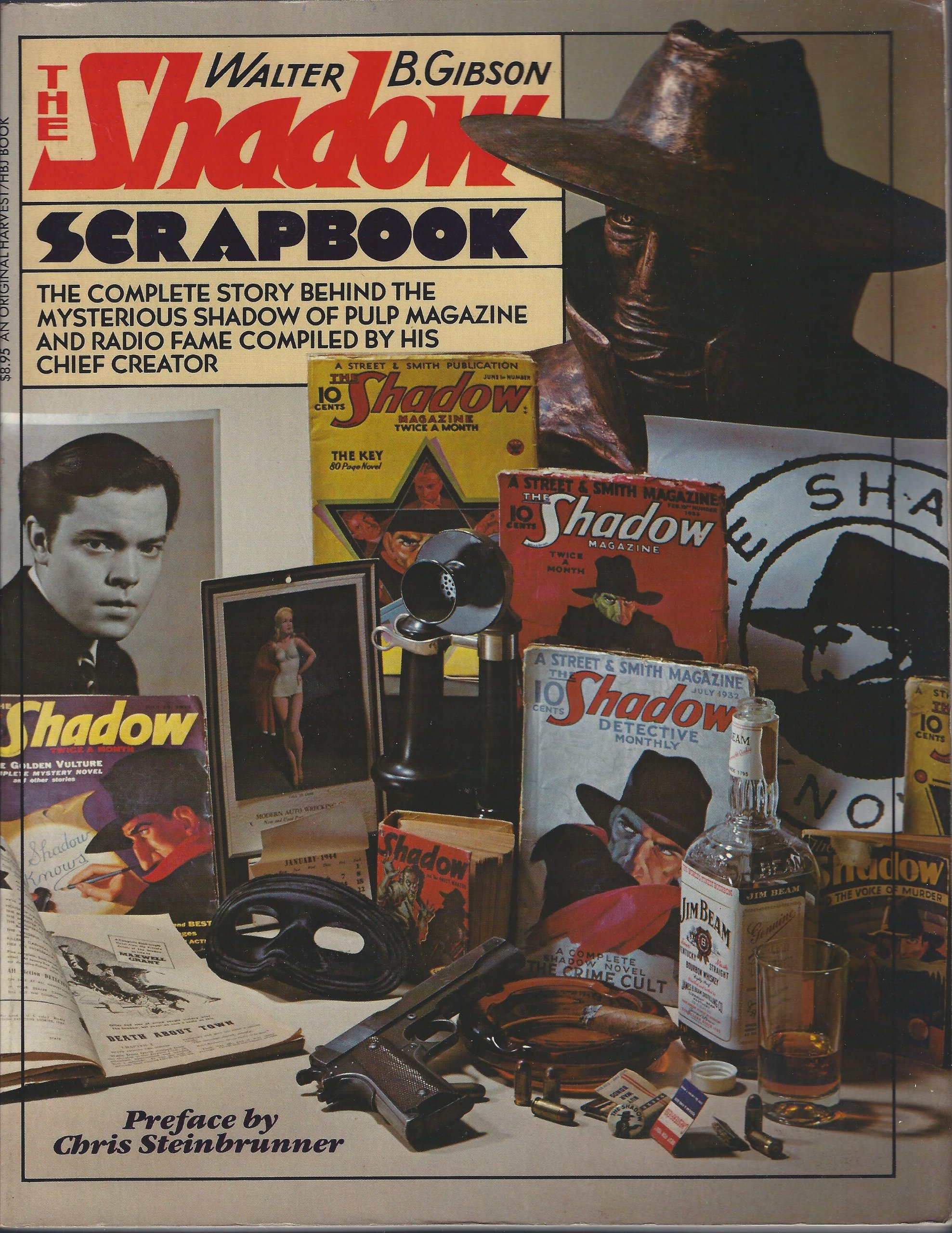The Shadow Scrapbook - Vintage HBJ Book for Collectors | Perfect for Halloween Decor, Gothic Home Décor & Unique Gift Ideas