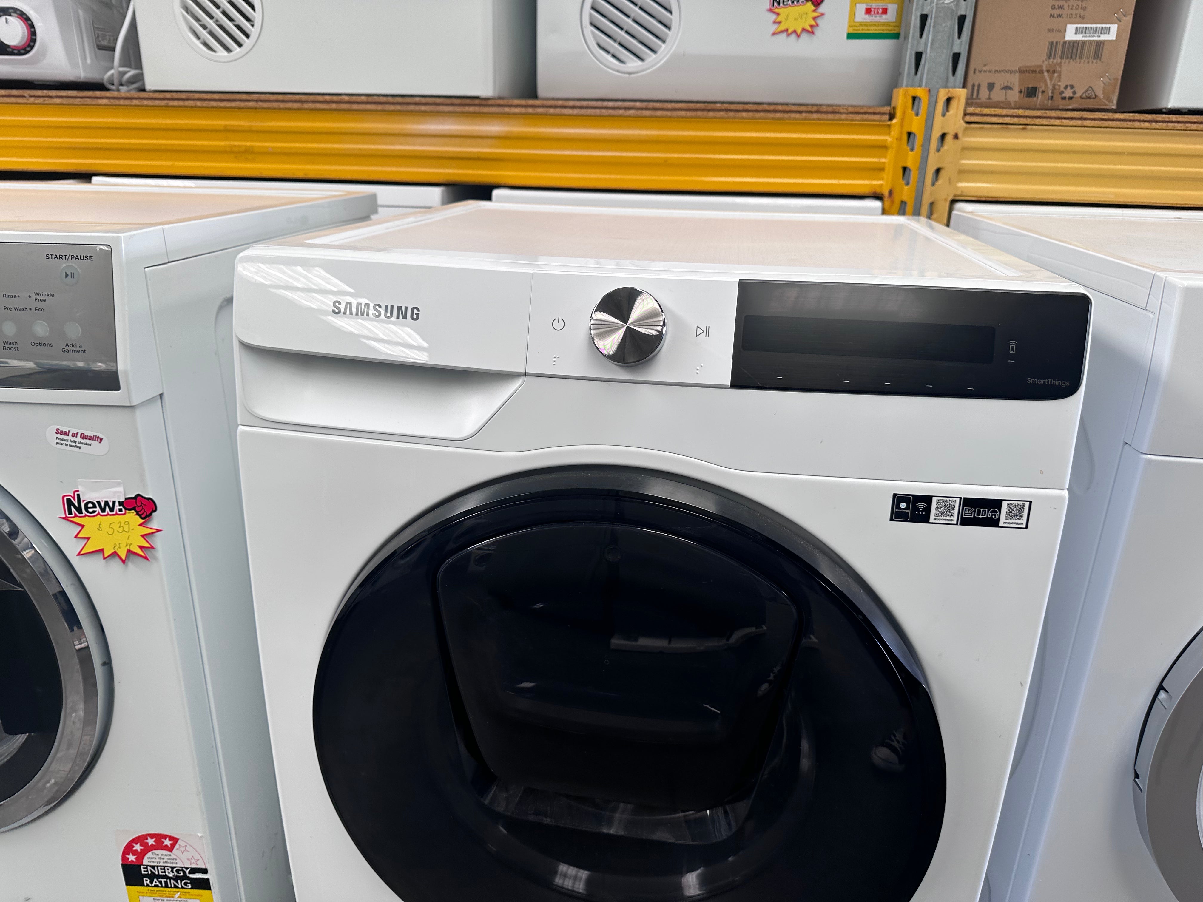 Samsung 9.5kg Front Load Washing Machine [Certified Refurbished] - Perfect for Apartments, Small Homes & Laundry Rooms