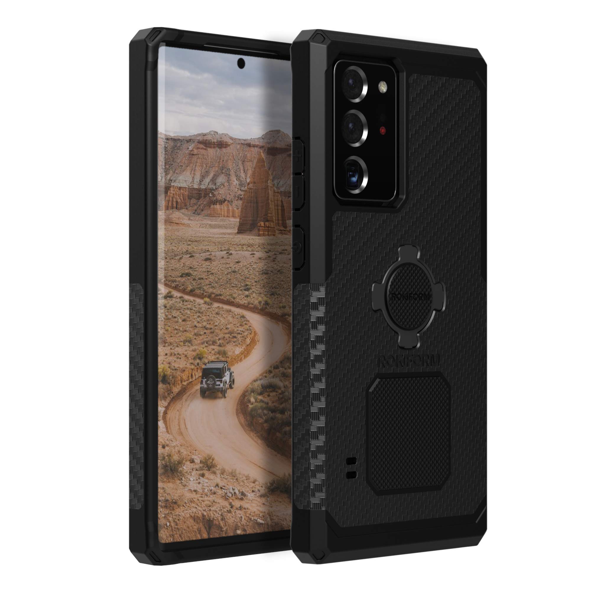 ROKFORM Galaxy Note 20 Ultra Magnetic Case - Military Grade Rugged Protective Cover with Quad Tab Twist Lock, Drop Tested Armor (Black) - Perfect for Outdoor Adventures and Daily Use