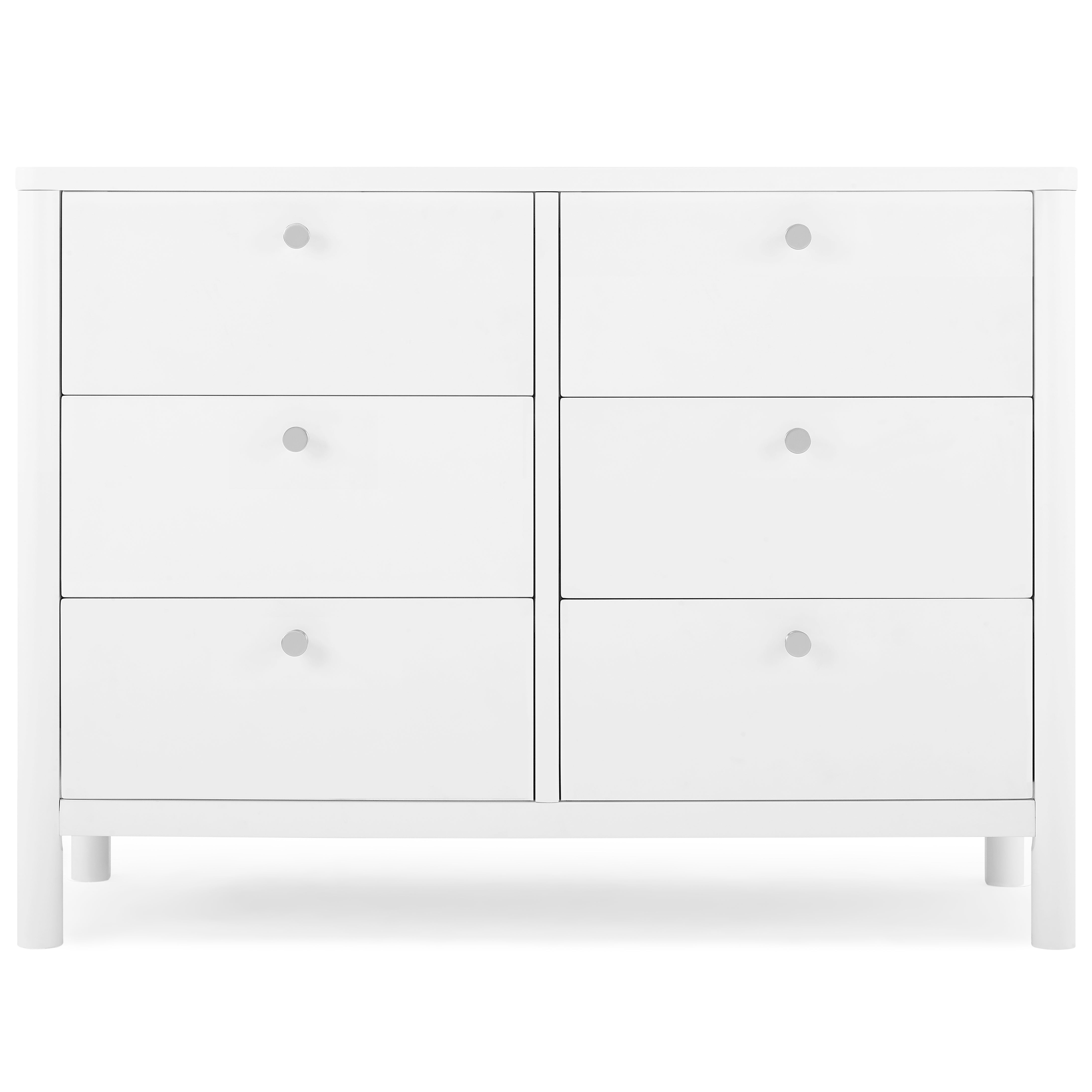 Brooks 6 Drawer Dresser with Interlocking Drawers - Sturdy Wooden Bedroom Furniture for Clothes Storage | Perfect for Master Bedroom, Guest Room & Nursery Organization