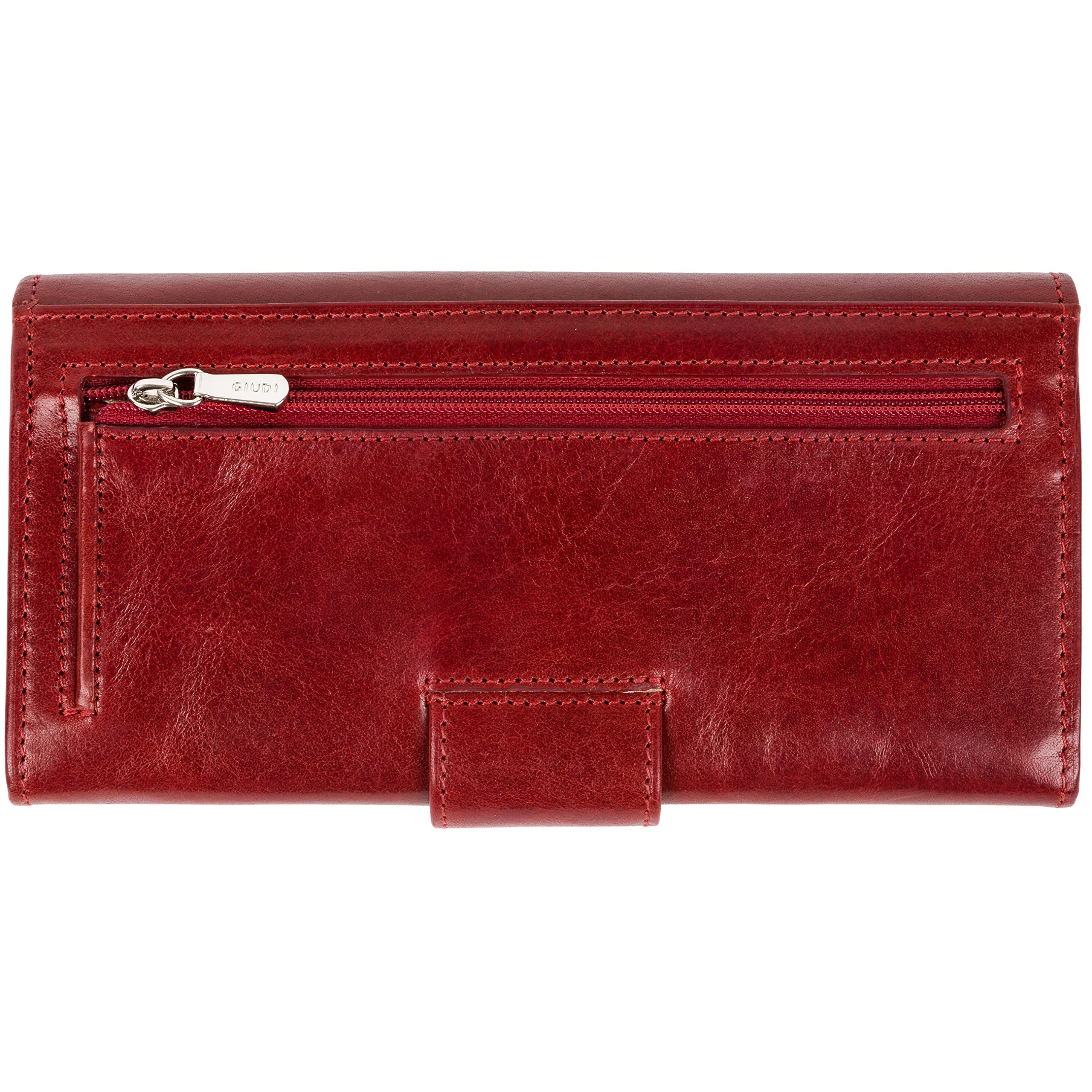 Giudi Deluxe Women's Wallet - Genuine Italian Leather Luxury Clutch Purse with Extra Capacity - Elegant & Comfortable Ladies Handbag - Perfect Gift for Women - Ideal for Work, Travel & Special Occasions