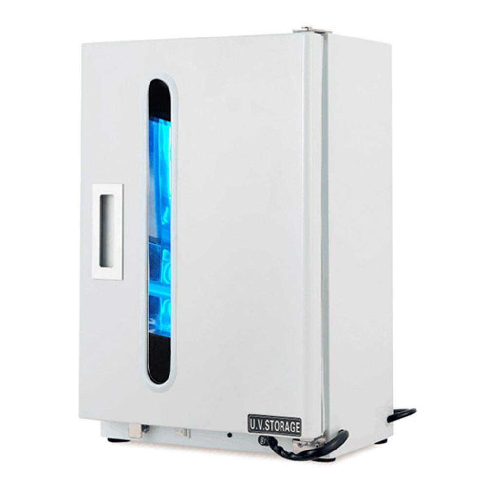 27L Automatic Temperature Control UV Sterilizer Cabinet with 10 Free Plates - Perfect for Baby Bottles, Kitchen Utensils & Medical Tools (Model XS-401)