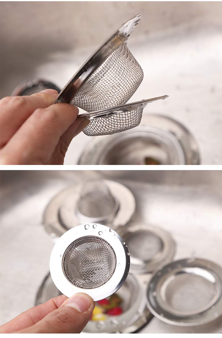 2 Pack Stainless Steel Sink Strainer - 2.13