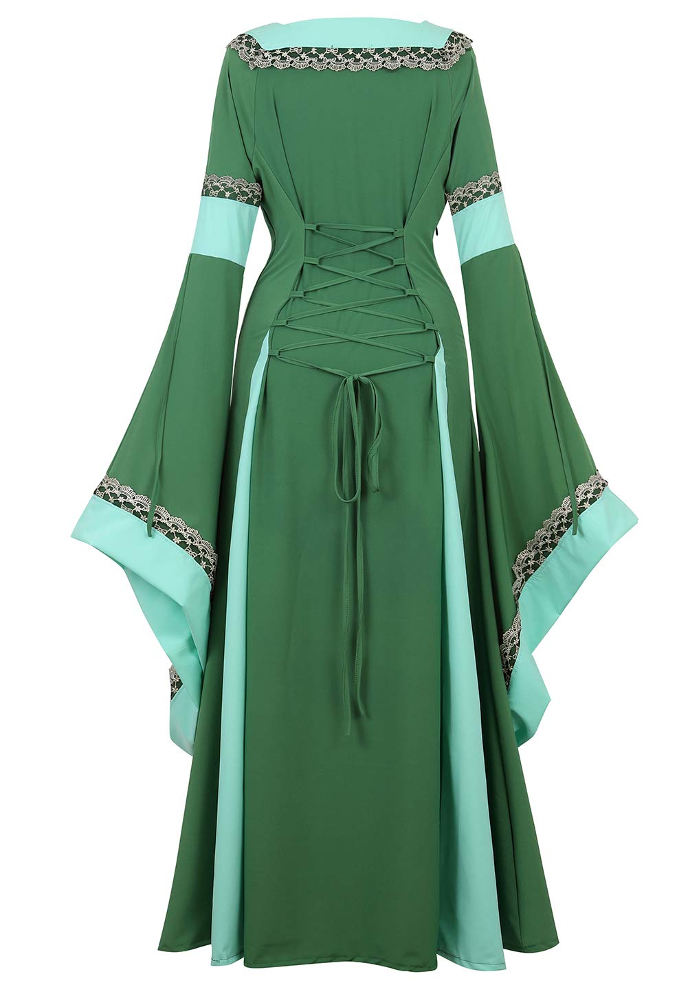 Parlsdy Renaissance Dress for Women - Pirate Peasant Medieval Costume | Historical Reenactment, Cosplay & Halloween Costume