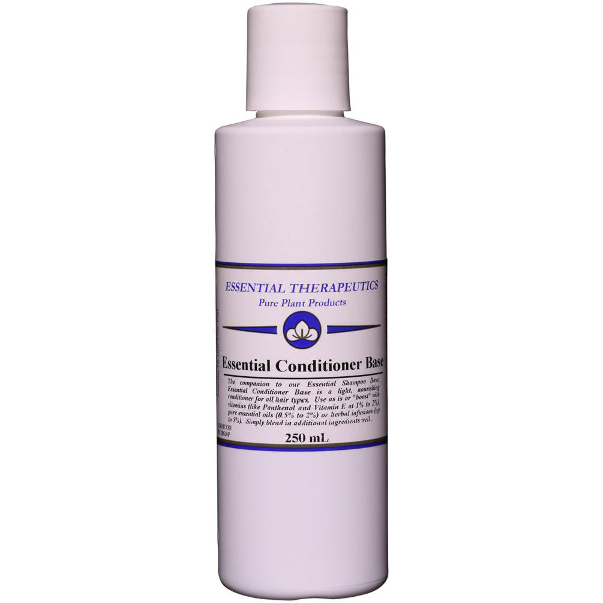 ESSENTIAL THERAPEUTICS Essential Conditioner Base 250ml - Natural Hair Care for Dry & Damaged Hair - Perfect for Daily Use & Salon Treatments