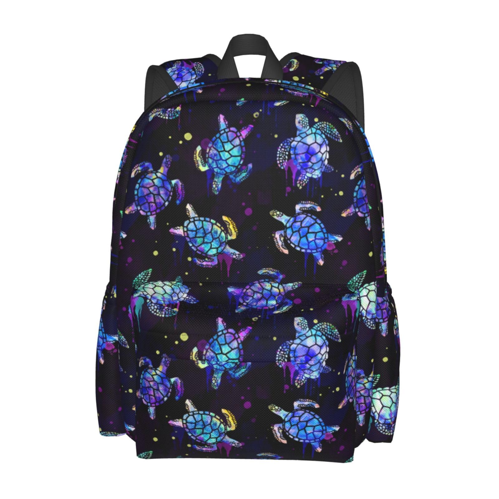 Women's Lightweight Waterproof 16.9 Inch Laptop Backpack - Casual Travel Hiking Daypack with Sea Turtle Design | Perfect for Work, School, College & Outdoor Adventures