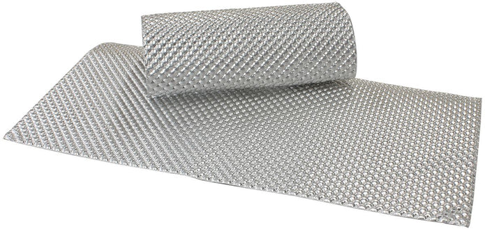 AEROFLOW Aluminum Embossed Heat Shield 304x304 - High-Performance Thermal Protection for Automotive & Industrial Use