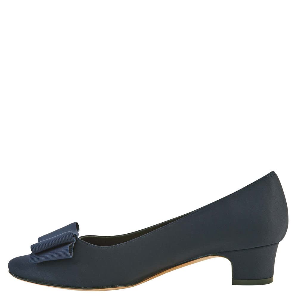 VANELi Women's Austine Padded Insole Bow Pumps - Comfortable Heels for Work, Wedding & Party Occasions