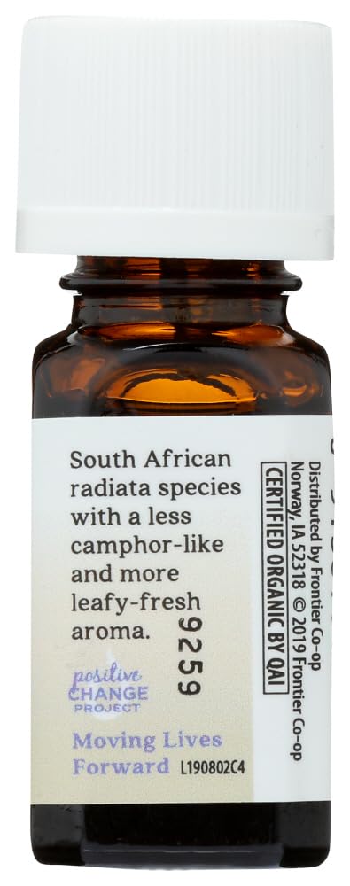 Aura Cacia Organic Eucalyptus Essential Oil - 0.25 oz (7.5ml) Pure Therapeutic Grade for Aromatherapy, Diffuser, Massage & Stress Relief