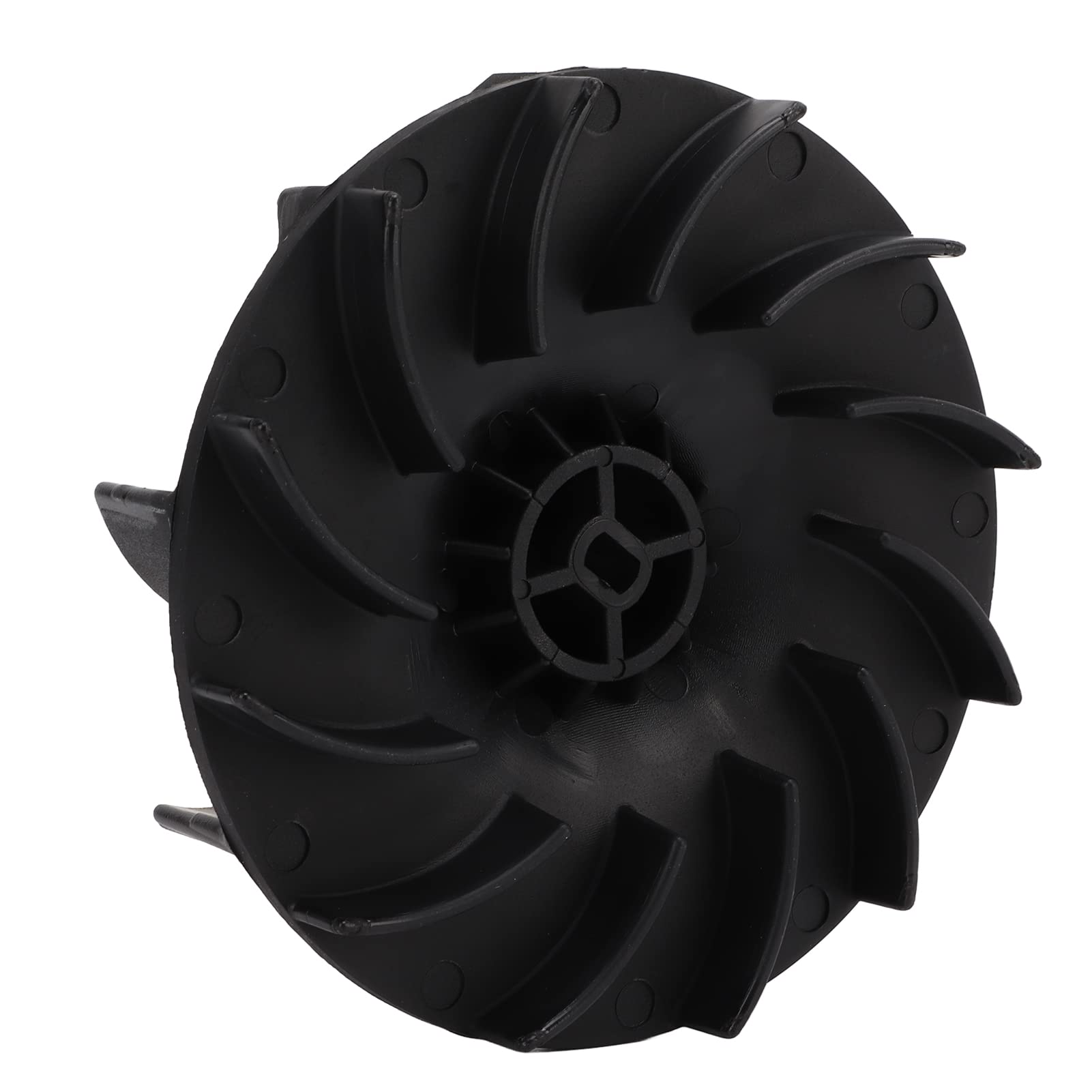 Qiilu Electric Blower Impeller Fan - Black Replacement for Toro 51552, 51573, 51591 (Model 108-8966) | High-Performance Lawn & Garden Vacuum Accessory for Leaf Cleanup & Yard Maintenance