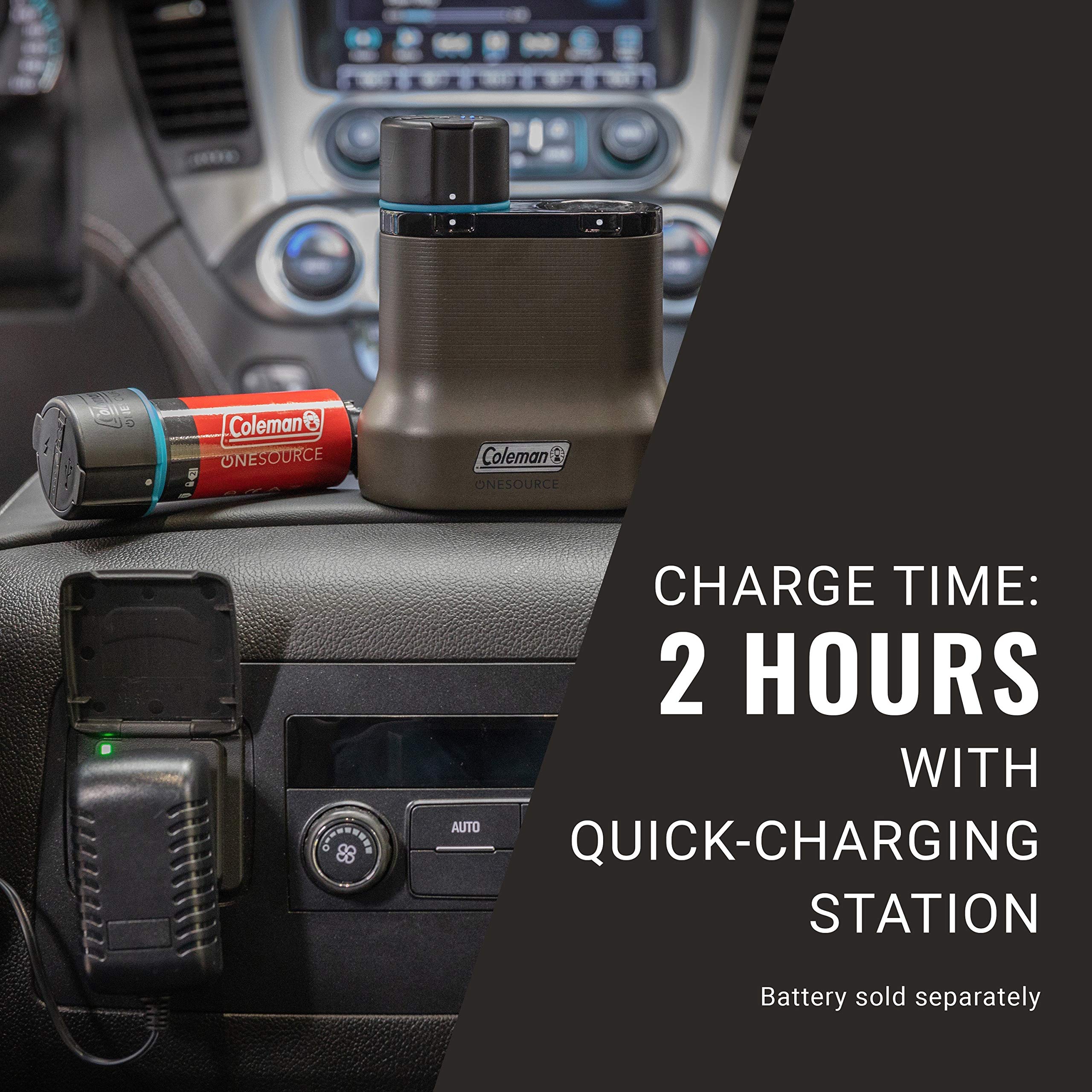 ONESOURCE 2-Slot Battery Charger C004 - Fast & Reliable Charging for AA/AAA Batteries - Perfect for Home, Office, and Travel Use