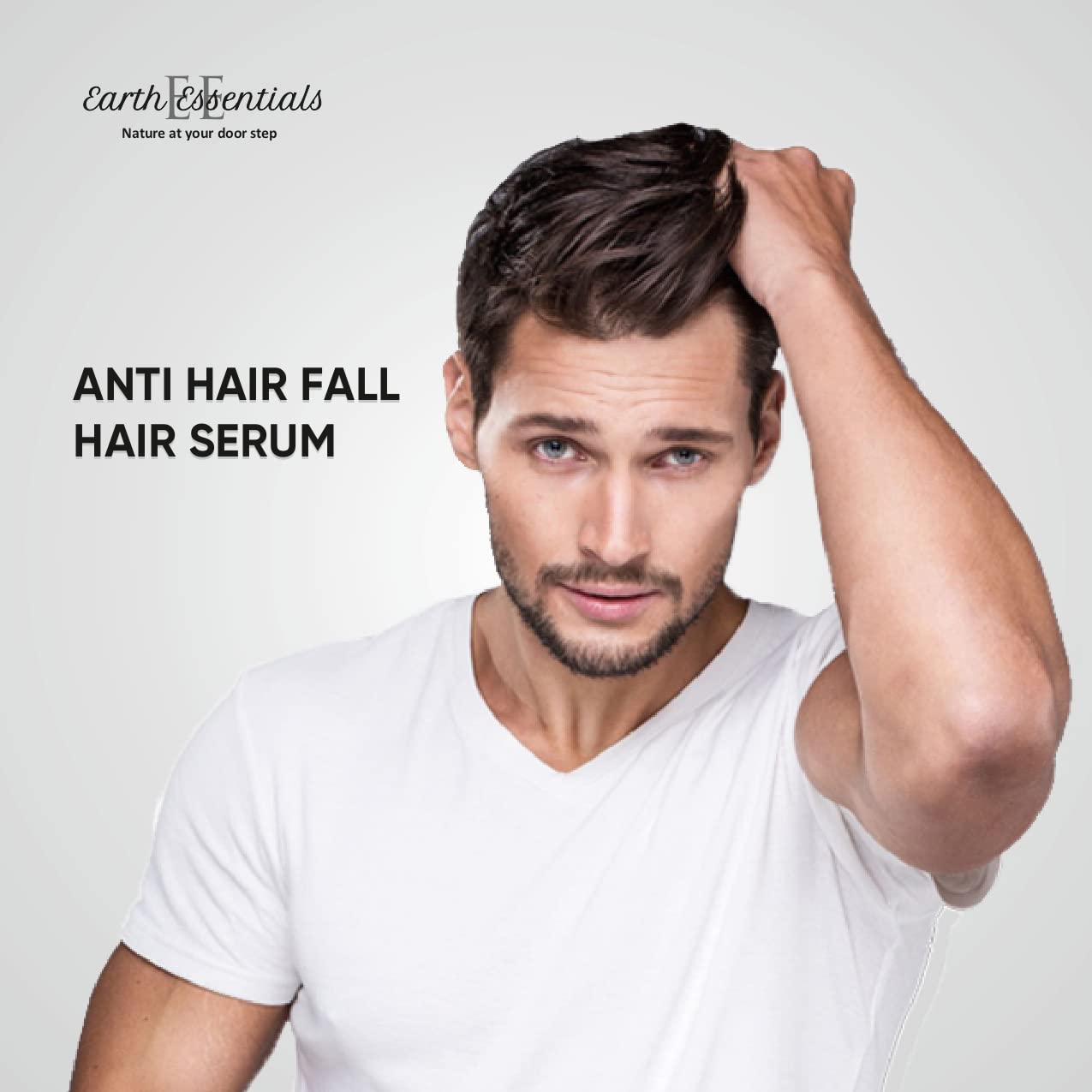 Earth Essentials Hair Thickening & Strengthening Treatment Tonic with Natural Oils - 100ml for Men & Women | Reduces Hair Fall & Promotes Growth | Perfect for Daily Scalp Care & Thinning Hair Solutions
