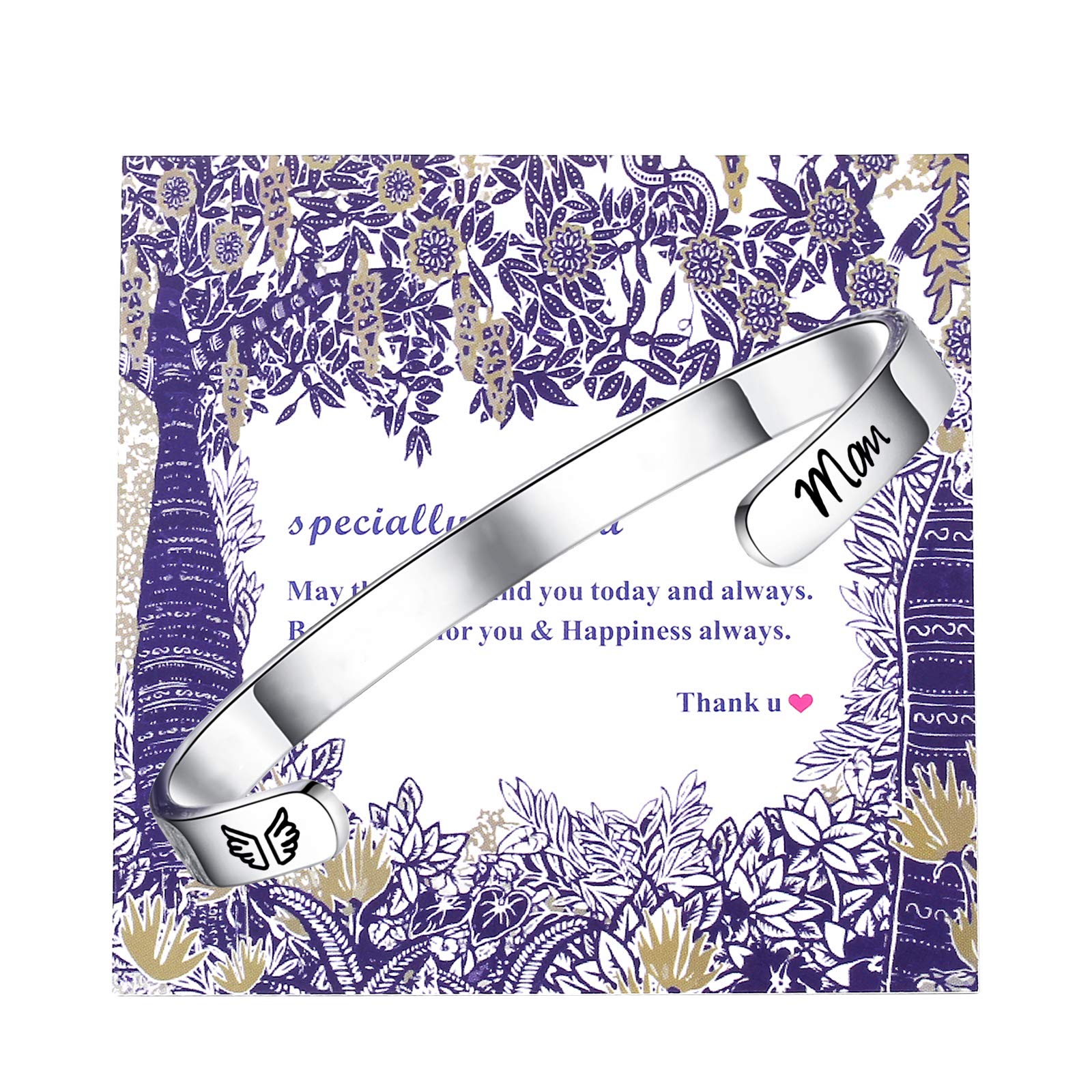 Hidden Message Bracelet - Inspirational Cuff for Women & Girls (Gift Set) - Perfect for Mom, Daughter & Best Friend