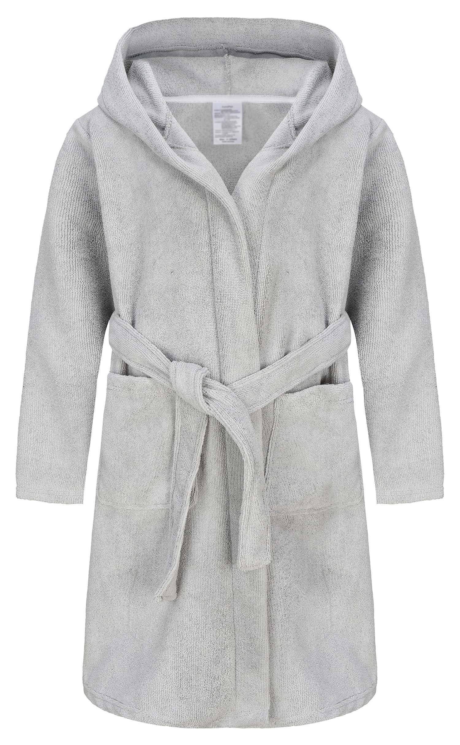 **Soft Kids Hooded Bathrobe - Terry Cloth Spa Robe for Boys & Girls - Microfiber Beach Towel - Cozy Sleepwear & After-Bath Wear for Home, Pool & Beach**