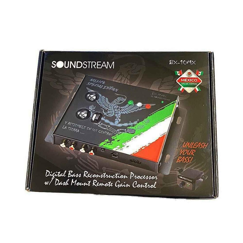 Soundstream BX-10MX Digital Bass Reconstruction Processor with Remote Gain Control - Car Audio Bass Booster for Enhanced Sound Quality in Vehicles & Trucks