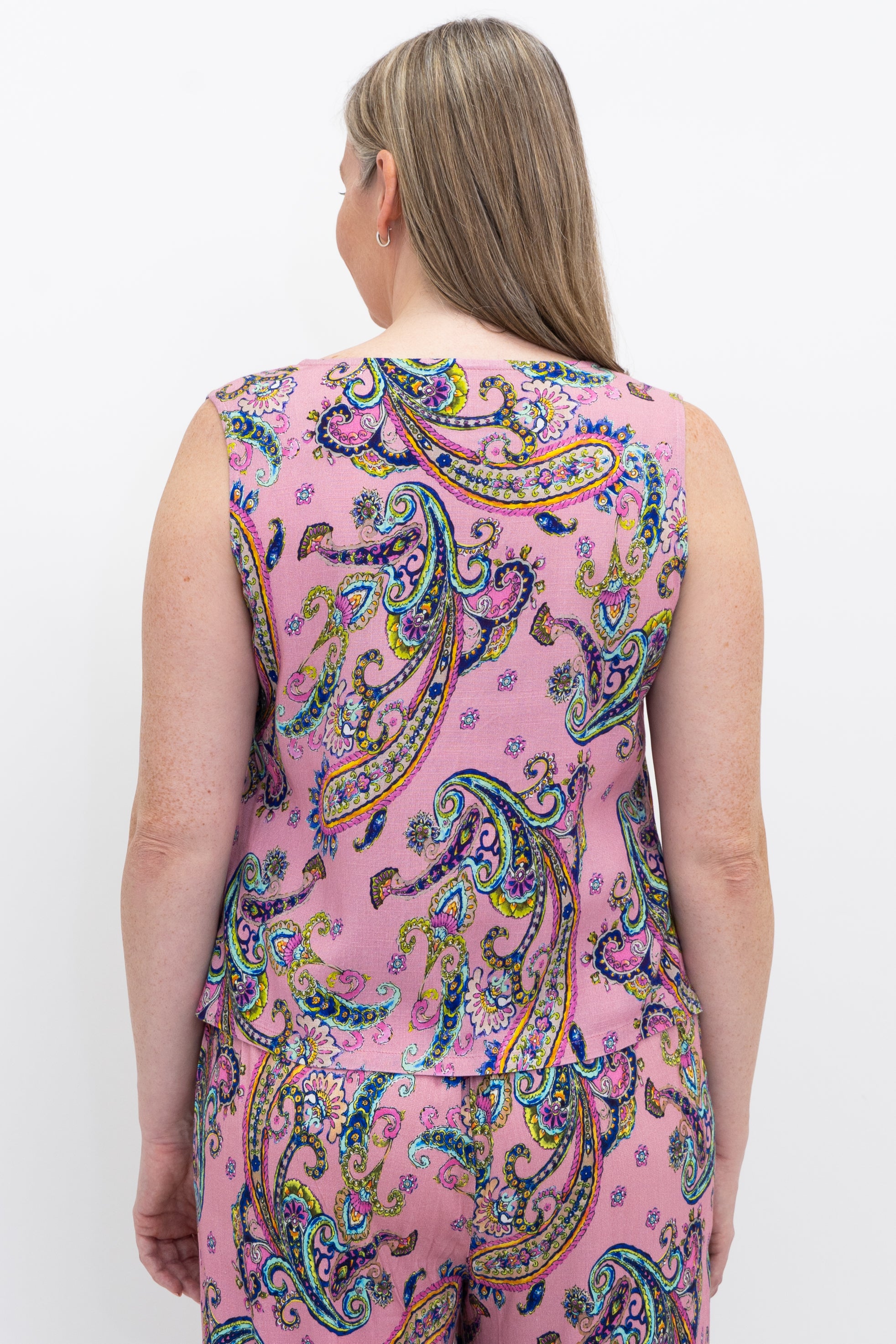 Virtue Havana Tank Top - Breathable Linen Bamboo Blend for Women | Perfect for Summer Outfits, Beachwear & Casual Style