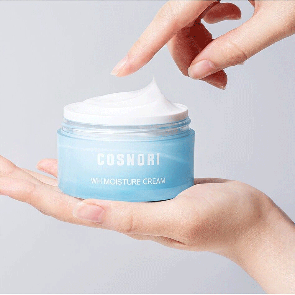 COSNORI WH Moisture Cream 50ml - Korean Hydrating Face Moisturizer for Dry Skin, Brightening & Anti-Aging - Day & Night Cream for Women & Men - Perfect for Daily Skincare Routine & Winter Care