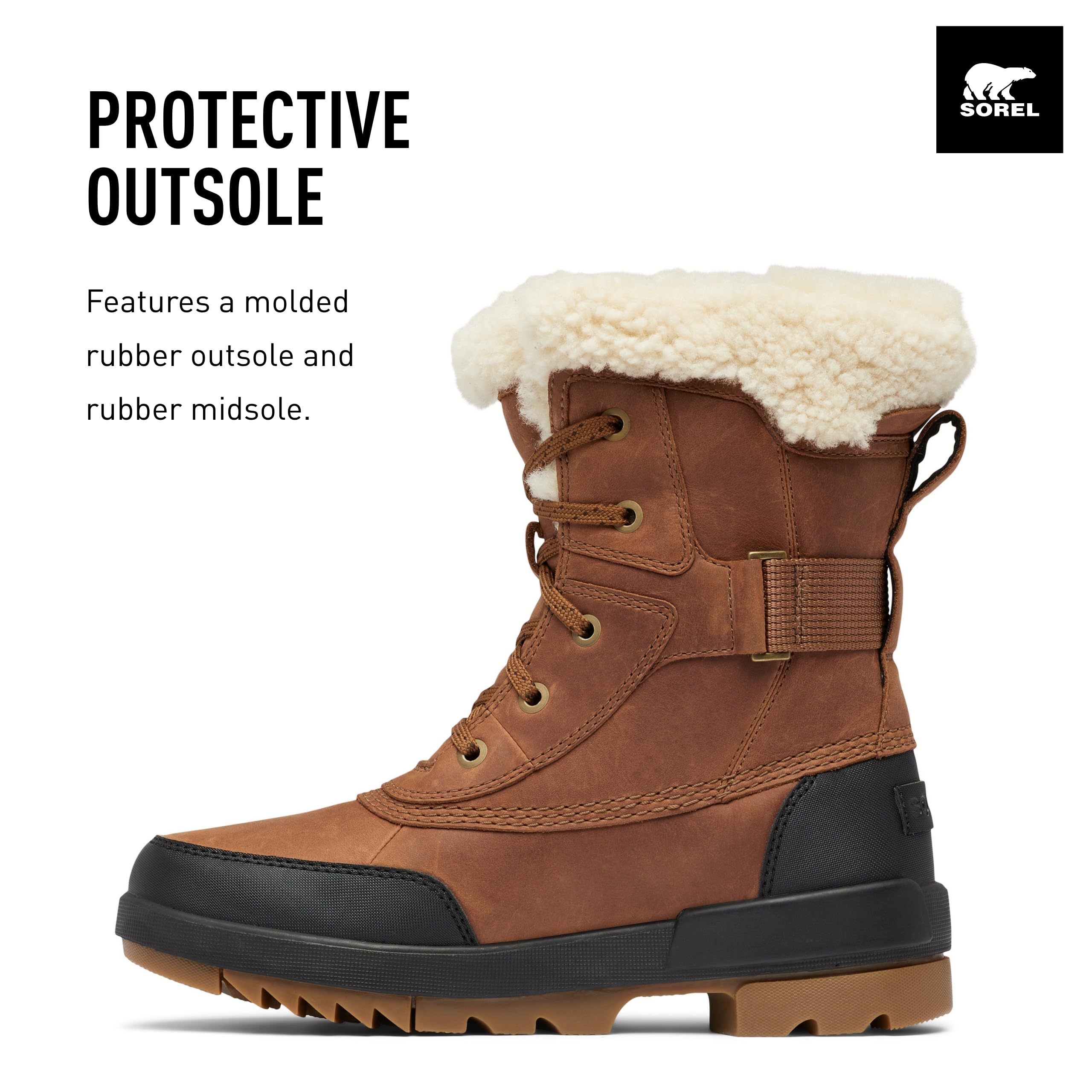 Sorel Tivoli IV Parc Waterproof Winter Boots for Women - Warm Snow Boots with Traction for Cold Weather, Hiking & Outdoor Activities