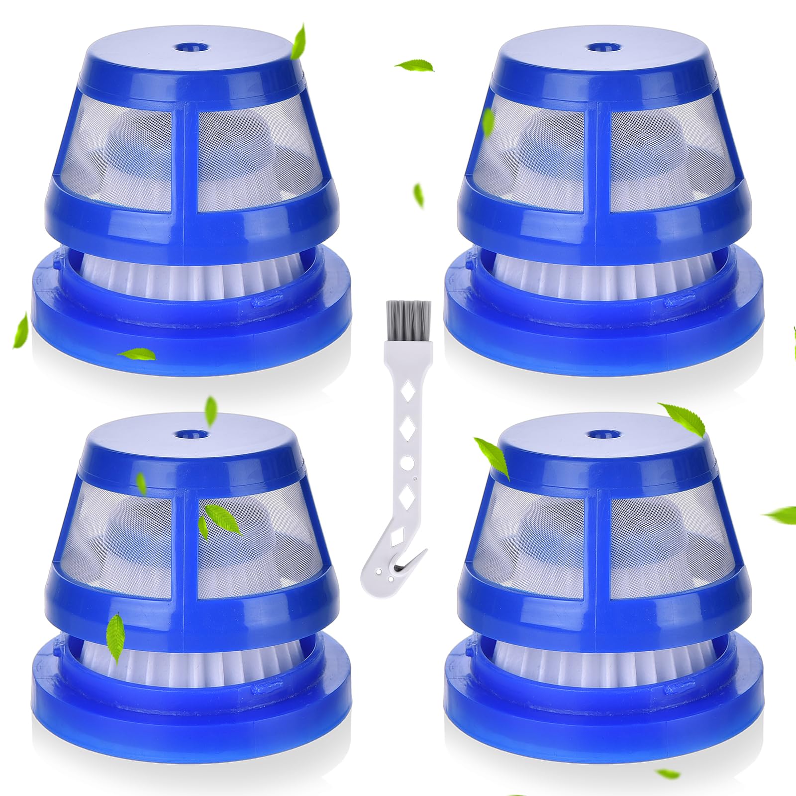 Rebirthcare 4 Pack H11 Replacement Filters for Eufy HomeVac H11 / H11 Pure / H20 Cordless Handheld Vacuum Cleaner - HEPA Compatible with Anker HomeVac H11 - Perfect for Pet Hair, Dust, and Allergen Removal at Home