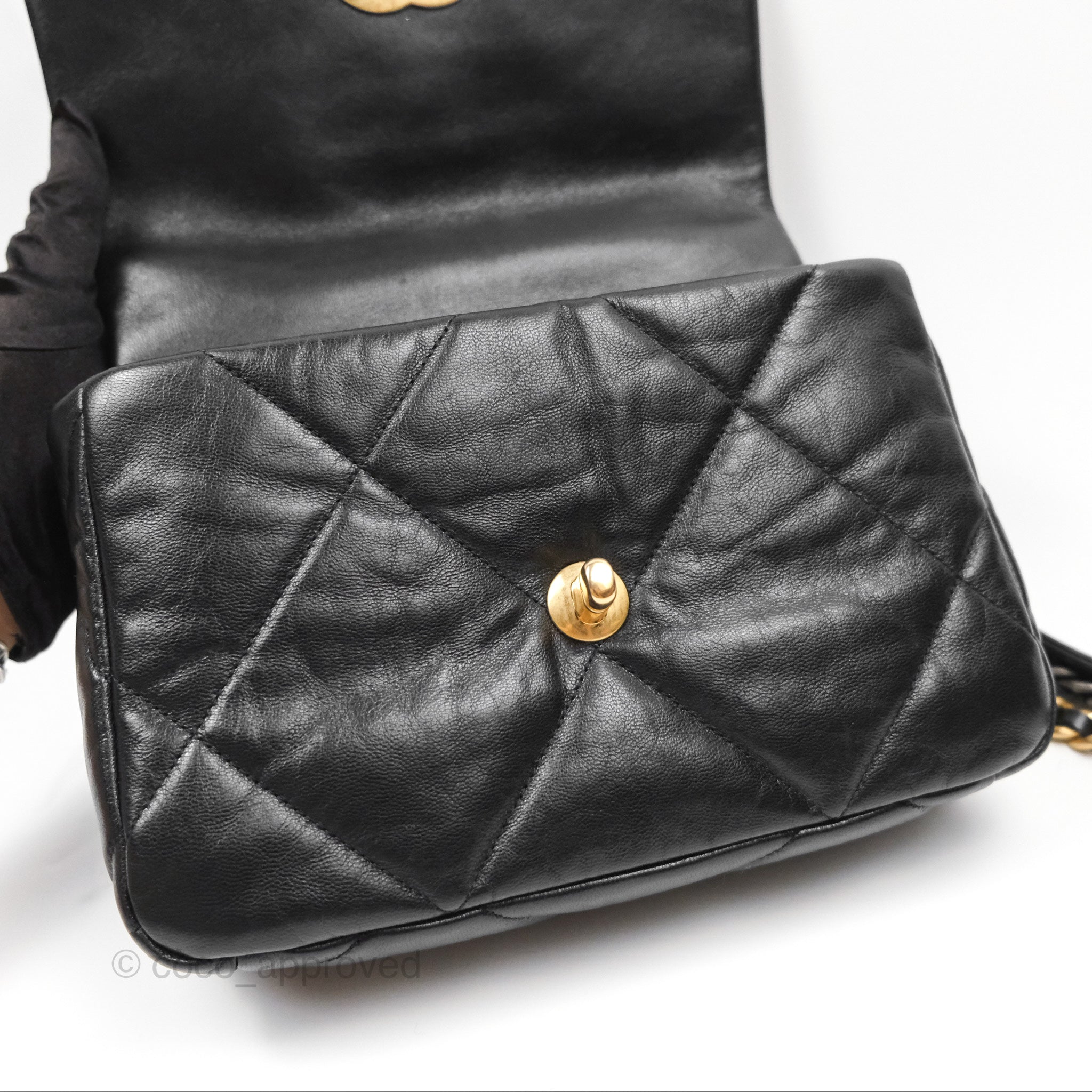Chanel 19 Small Handbag Black Mixed Hardware - Luxury Designer Crossbody Bag for Women, Perfect for Date Night & Evening Events