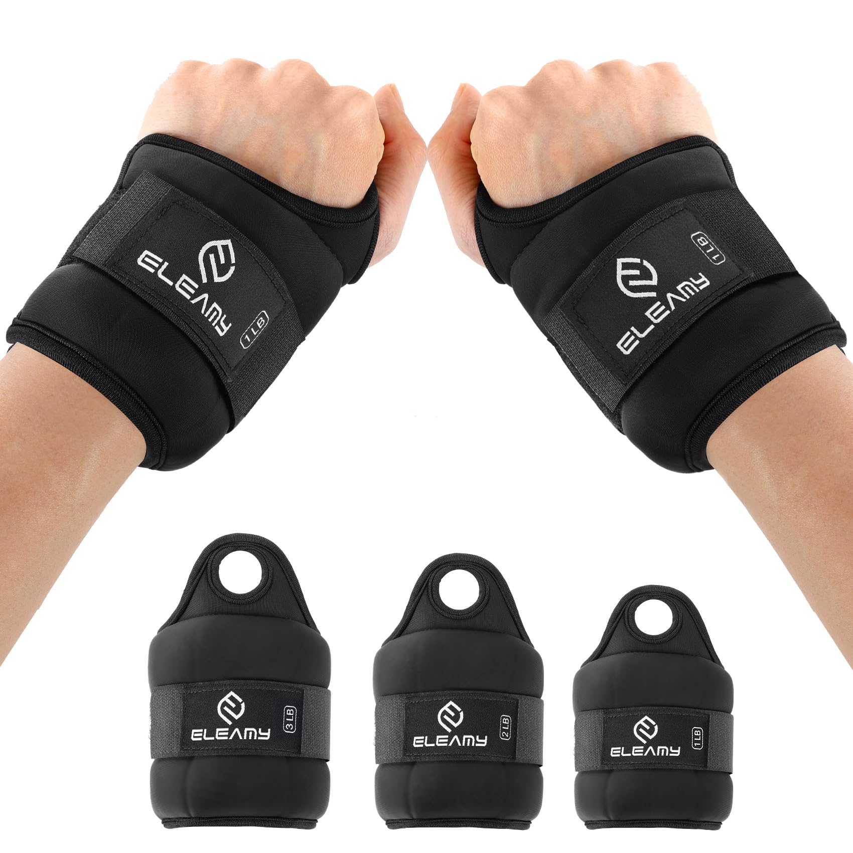 Adjustable Wrist Weights & Ankle Dumbbell Straps for Strength Training - Perfect for Home Workouts, Yoga, and Fitness Exercises