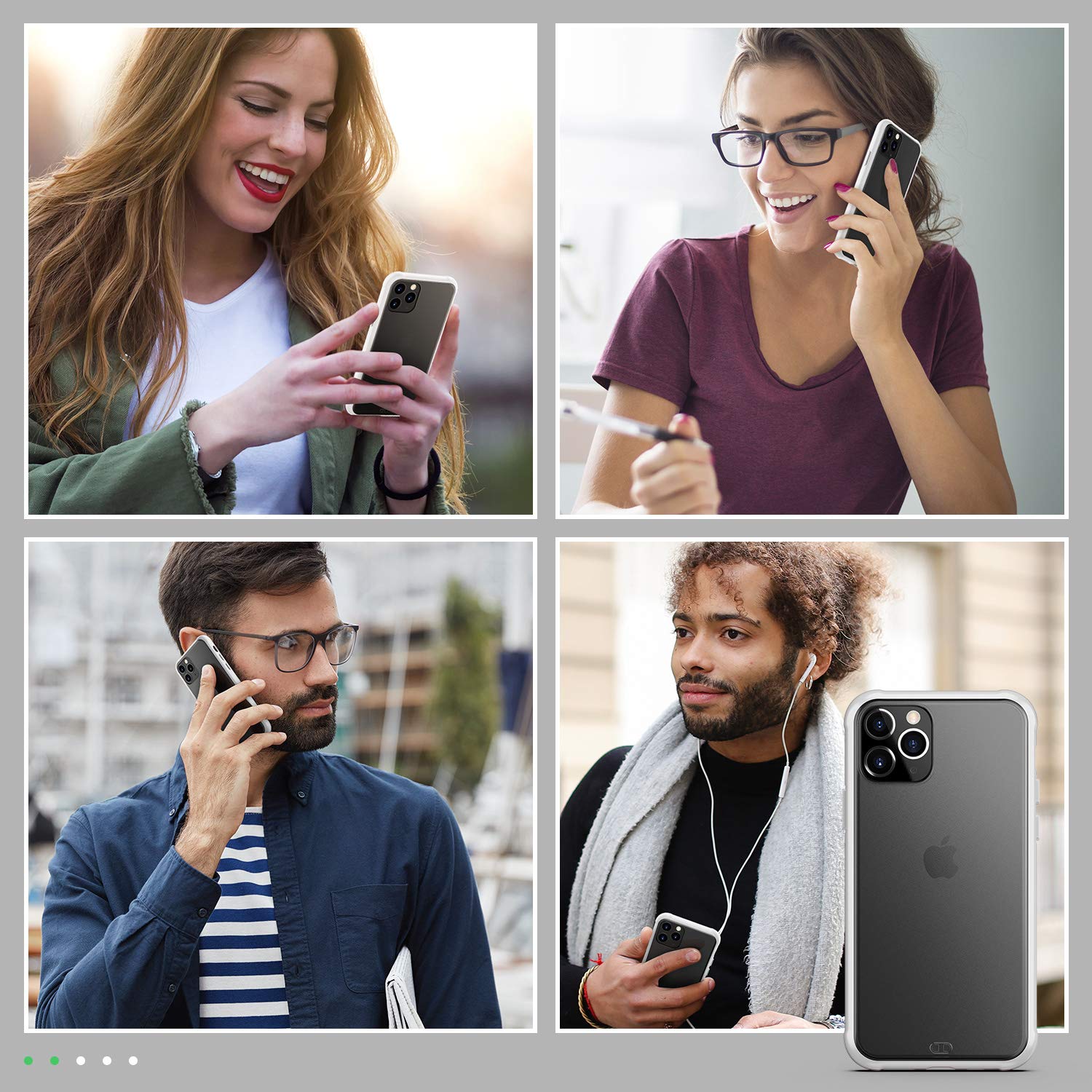 ORIbox iPhone 11 Pro Max Case - Translucent Matte White with Soft Edges, Slim Lightweight Protective Cover for iPhone 11 Pro Max - Perfect for Everyday Use, Work, School & Travel