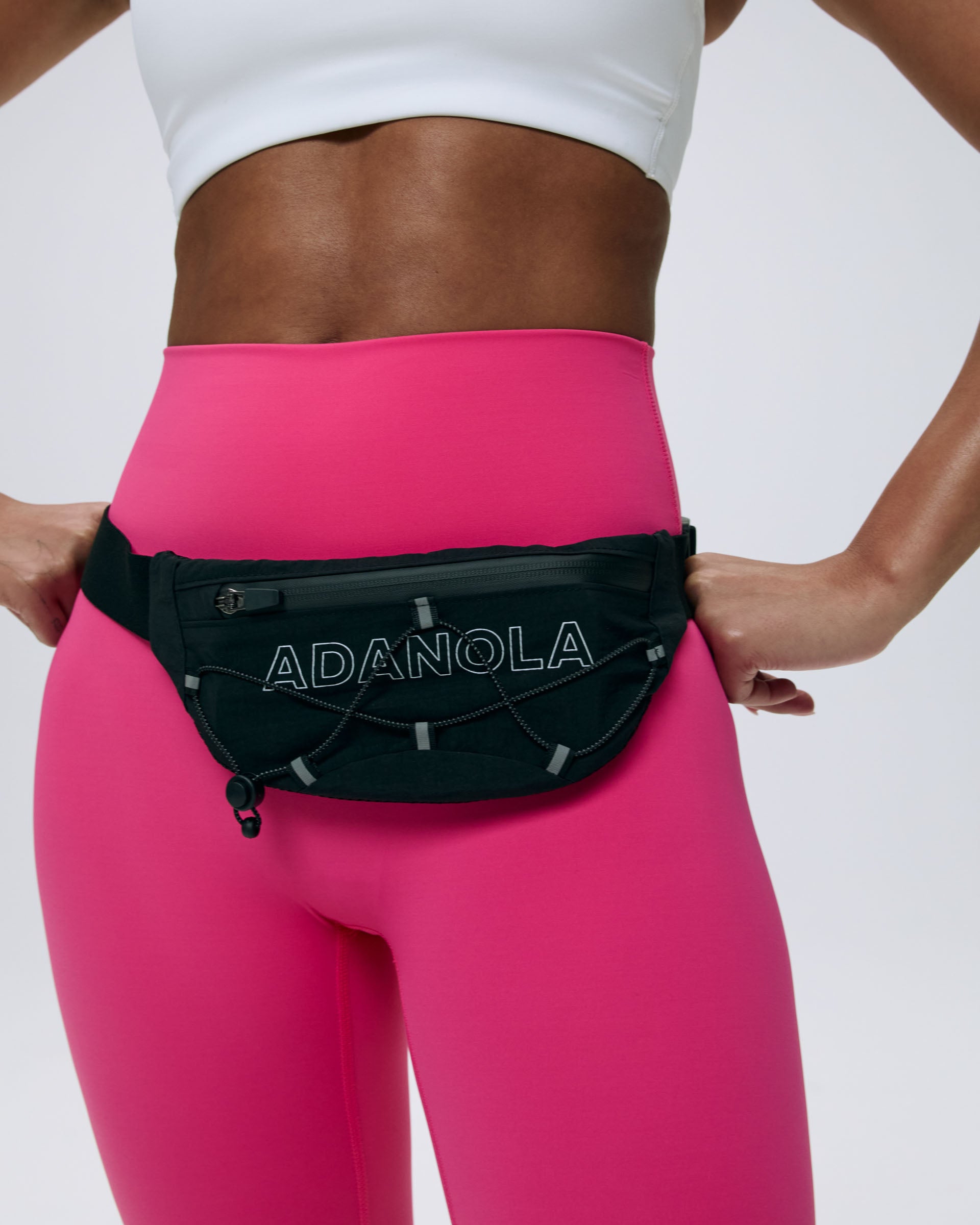 Best Running Belt for Men & Women - Lightweight & Waterproof Black Waist Pack for Jogging, Hiking & Travel - Secure Phone Holder & Storage