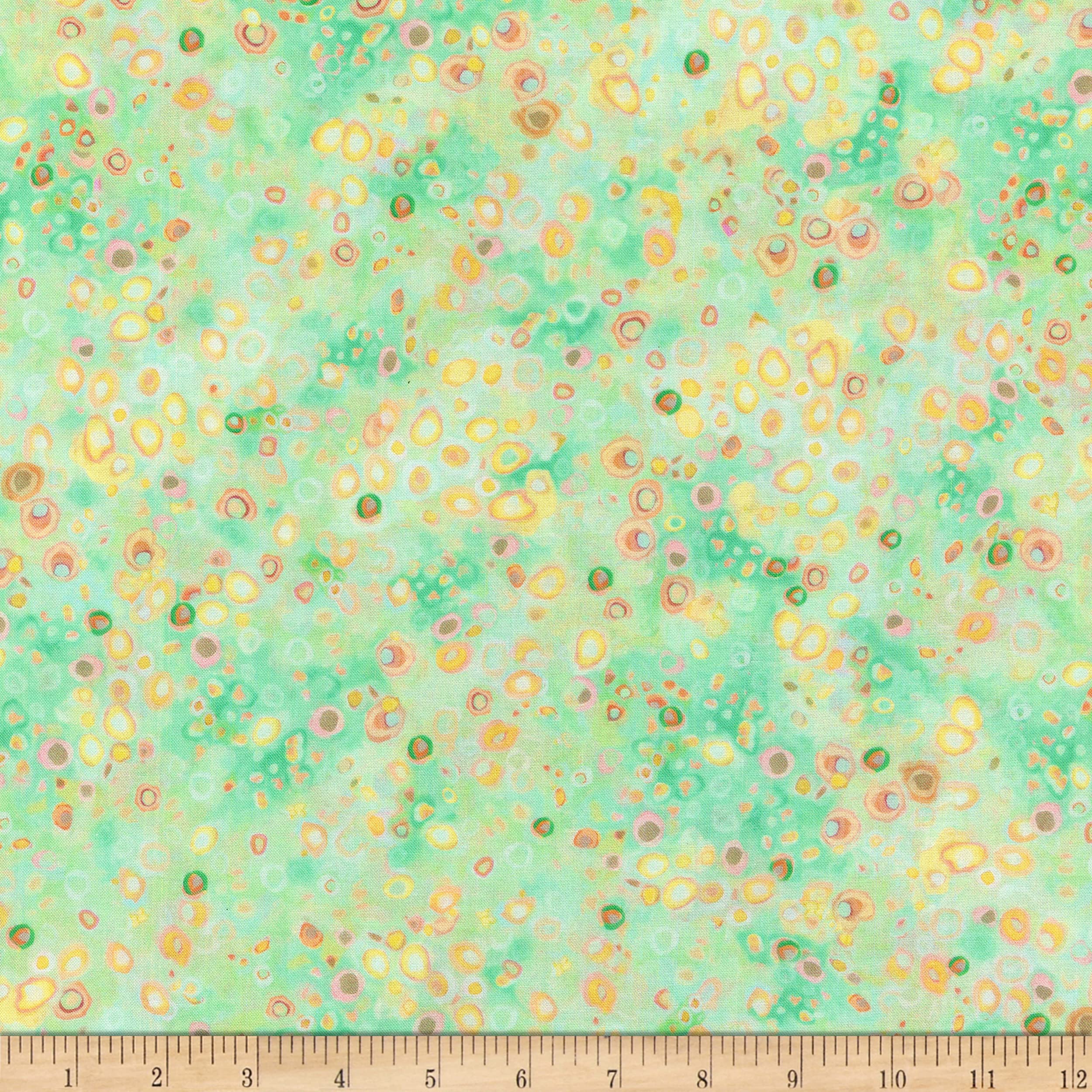 QT Fabrics Wild Beauty Dot Blender Fabric - Light Blue Cotton Material by The Yard for Quilting, Sewing & DIY Crafts | Perfect for Home Decor, Apparel & Accessories