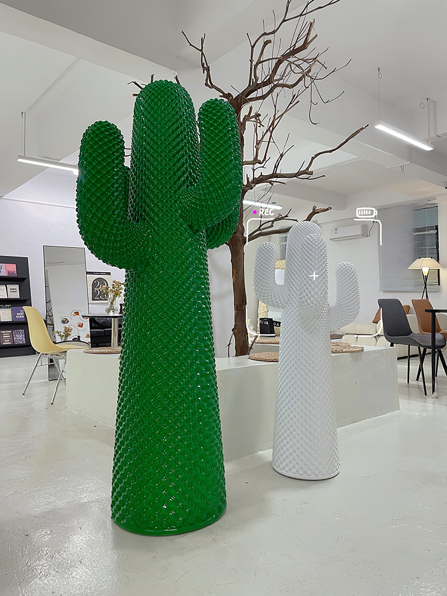 Modern Mello Sculptural Cactus Coat Rack - Stylish Wall Mounted Entryway Organizer for Hats, Scarves & Bags - Perfect for Home, Office or Dorm Decor