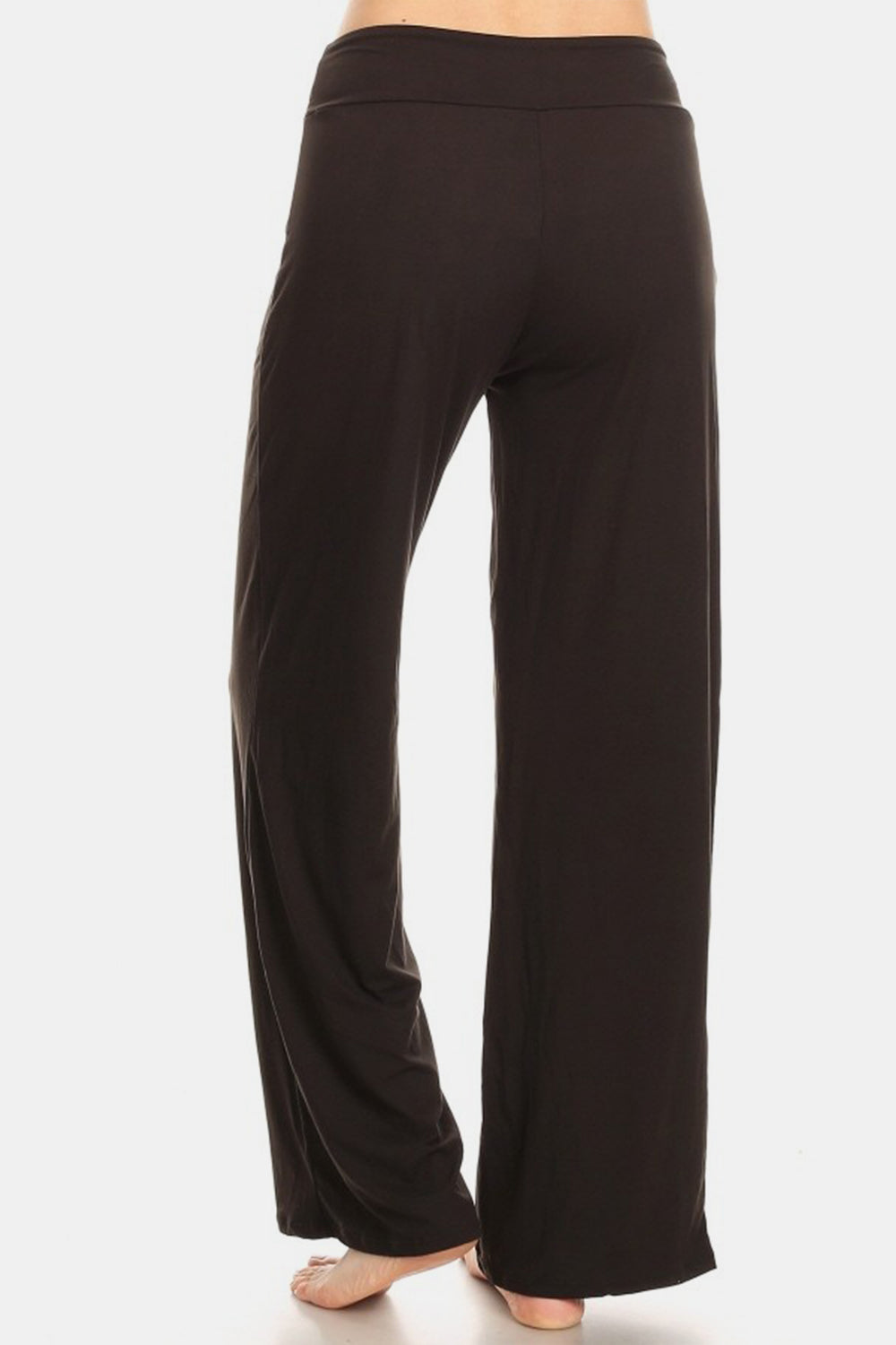 Leggings Depot High Waist Yoga Pants with Drawstring - Wide Leg Lounge Pants for Women - Perfect for Yoga, Workout, and Casual Wear
