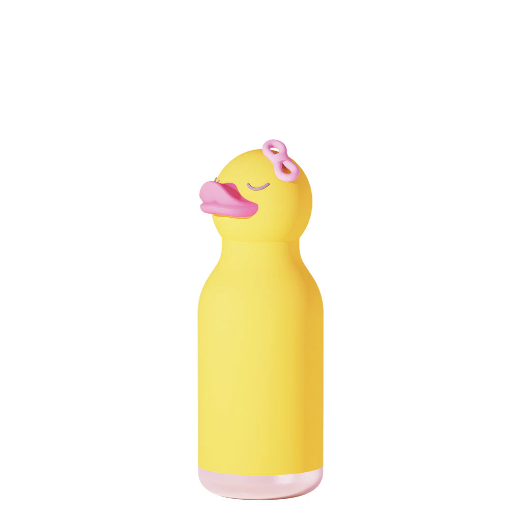 Ducky Bestie Water Bottle - Leak Proof & BPA Free Insulated Stainless Steel Bottle for Kids, School, Travel & Outdoor Activities