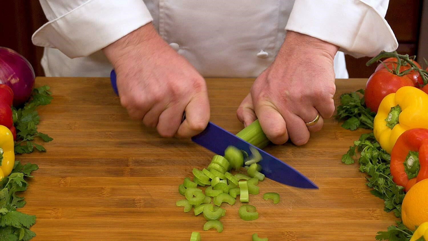 Premium Diamond Sharp Knife Set - Ultra Sharp Kitchen Knives for Professional Chefs & Home Cooking - Perfect for Slicing, Dicing & Food Prep