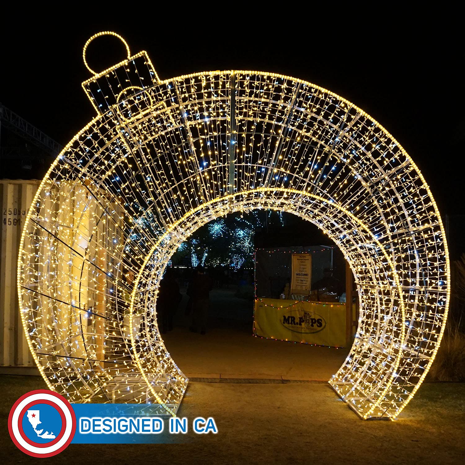Russell Decor 30ft LED Rope Lights - Warm White for Christmas, Outdoor Trees & Patio Decor