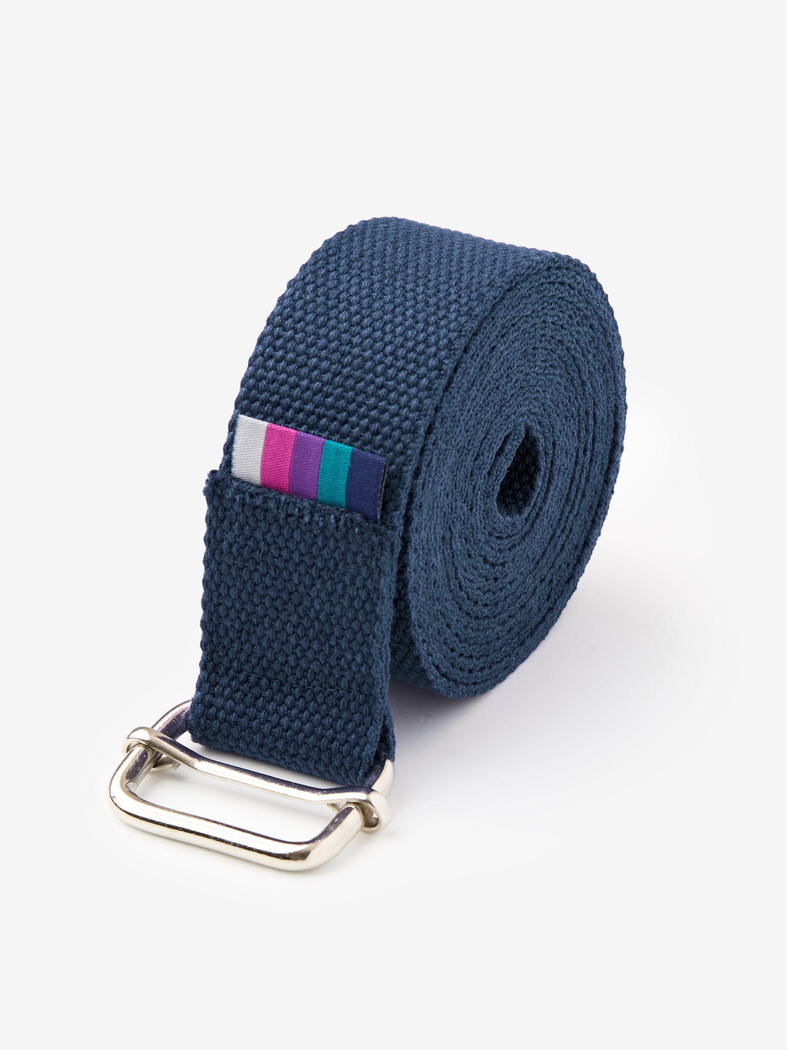 Organic Cotton Wide Yoga Belt for Stretching & Flexibility - Premium Yoga Strap for Poses, Pilates & Physical Therapy - Ideal for Home, Studio & Travel Use