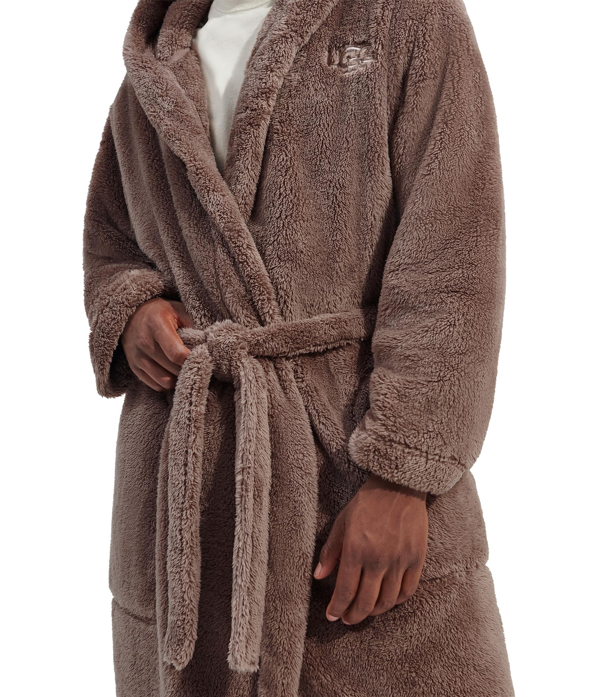 UGG Men's Beckett Robe - Soft Fleece Bathrobe for Men, Cozy Loungewear with Pockets, Perfect for Spa, Home Relaxation & Winter Comfort