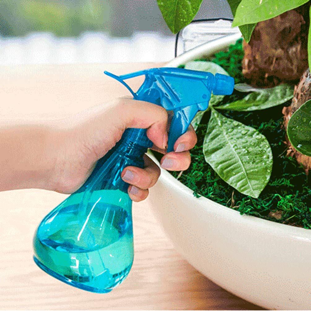 Minkissy 3-Pack Hydrating Spray Bottles - Portable Empty Plastic Mist Bottles for Hair, Face & Plants (Random Colors) | Travel, Salon & Home Use