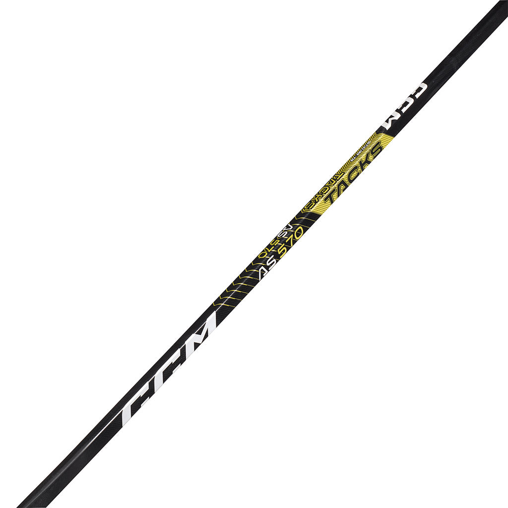 CCM Tacks AS 570 Junior Ice Hockey Stick - Lightweight Composite Hockey Stick for Youth Players - Perfect for Practice, Training & Games