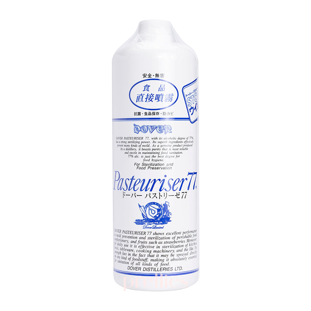 Dover Pasteuriser 77 Alcohol Disinfectant Refill 1L - 70% Isopropyl Alcohol for Surface Sanitizing - Ideal for Home, Office & Medical Use