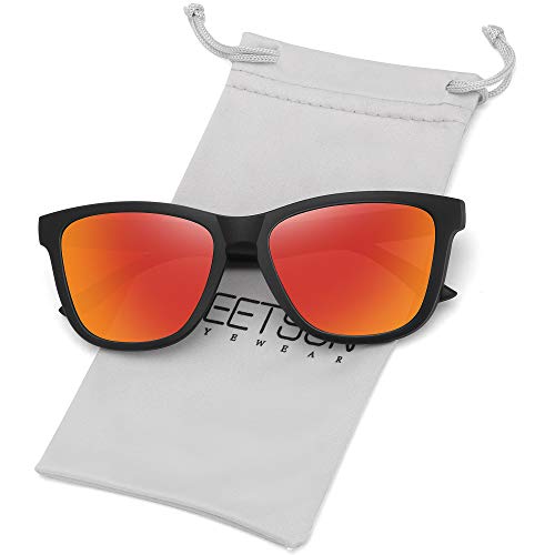 Black Frame / Orange Mirrored