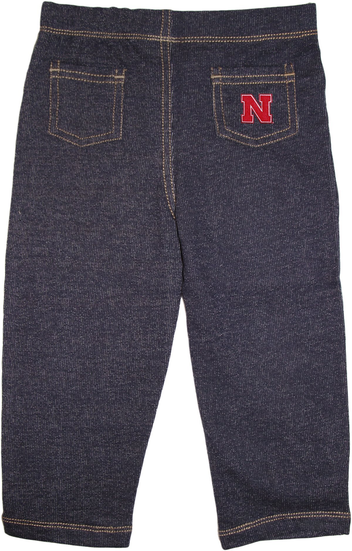 University of Nebraska Block N Denim Jeans - Comfortable & Stylish College Denim Pants for Men & Women - Perfect for Game Day, Tailgating & Casual Wear
