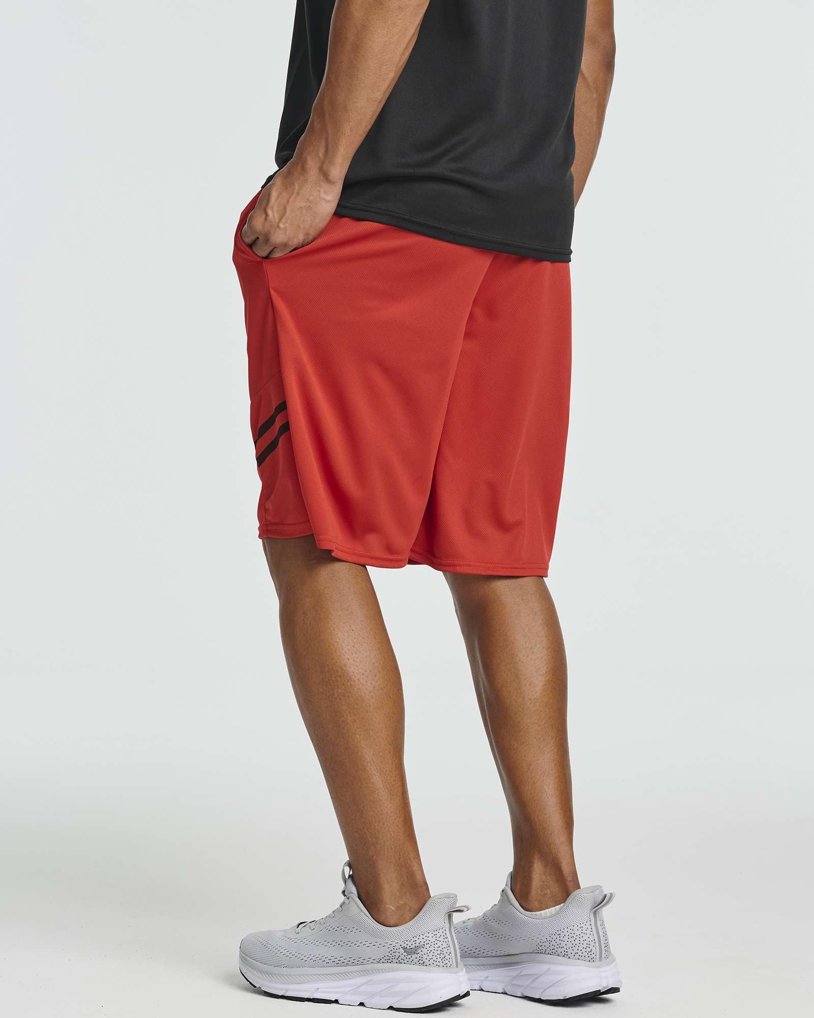 Real Essentials Men's Running Shorts - Lightweight Quick-Dry Athletic Shorts for Jogging, Gym & Outdoor Workouts | Comfortable Breathable Training Shorts for Men